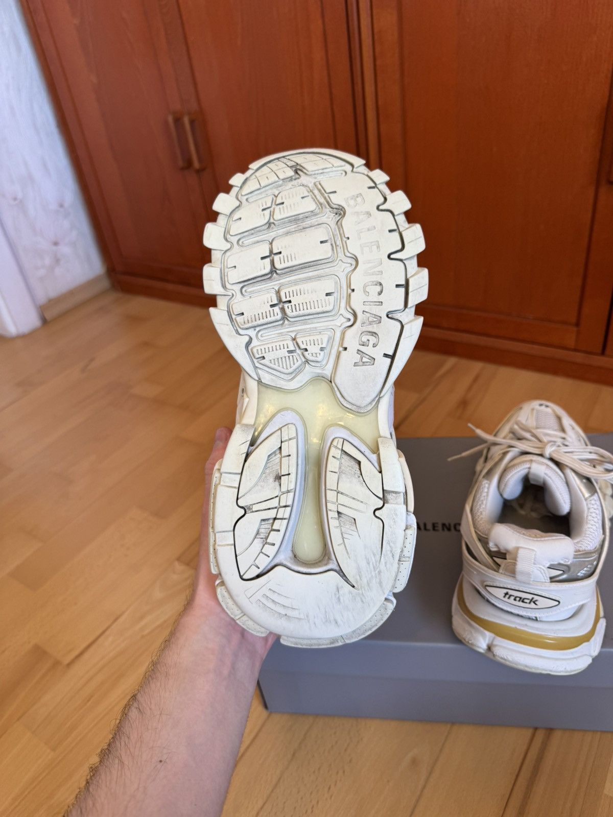 Balenciaga Balenciaga Track Triple White Size US 11 / EU 44 - 10 Thumbnail