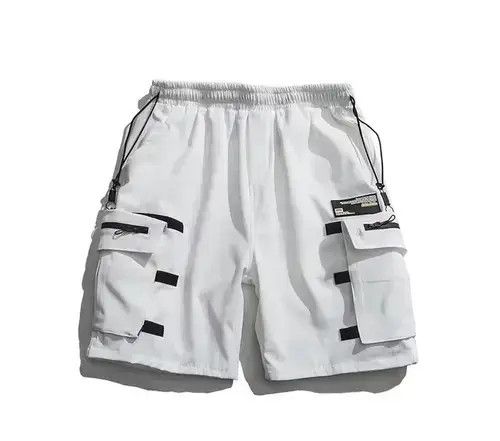 Japanese Brand 20SS Indigo Union Japan White Big Pocket Worker Shorts Size US 32 / EU 48 - 3 Thumbnail