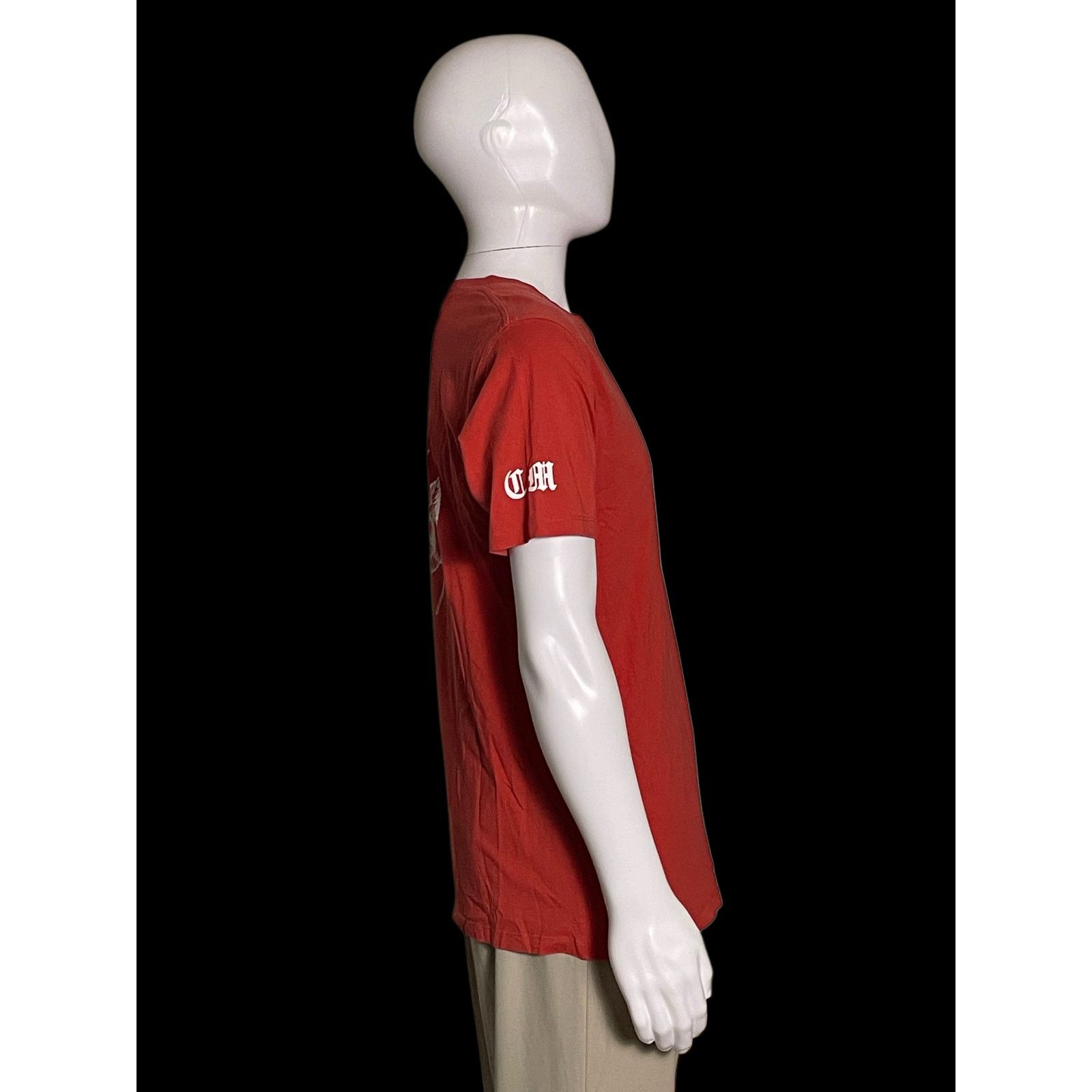 Marcelo Burlon Marcelo Burlon County of Milan Skull & Rose Red Graphic Tee Size US S / EU 44-46 / 1 - 4 Thumbnail