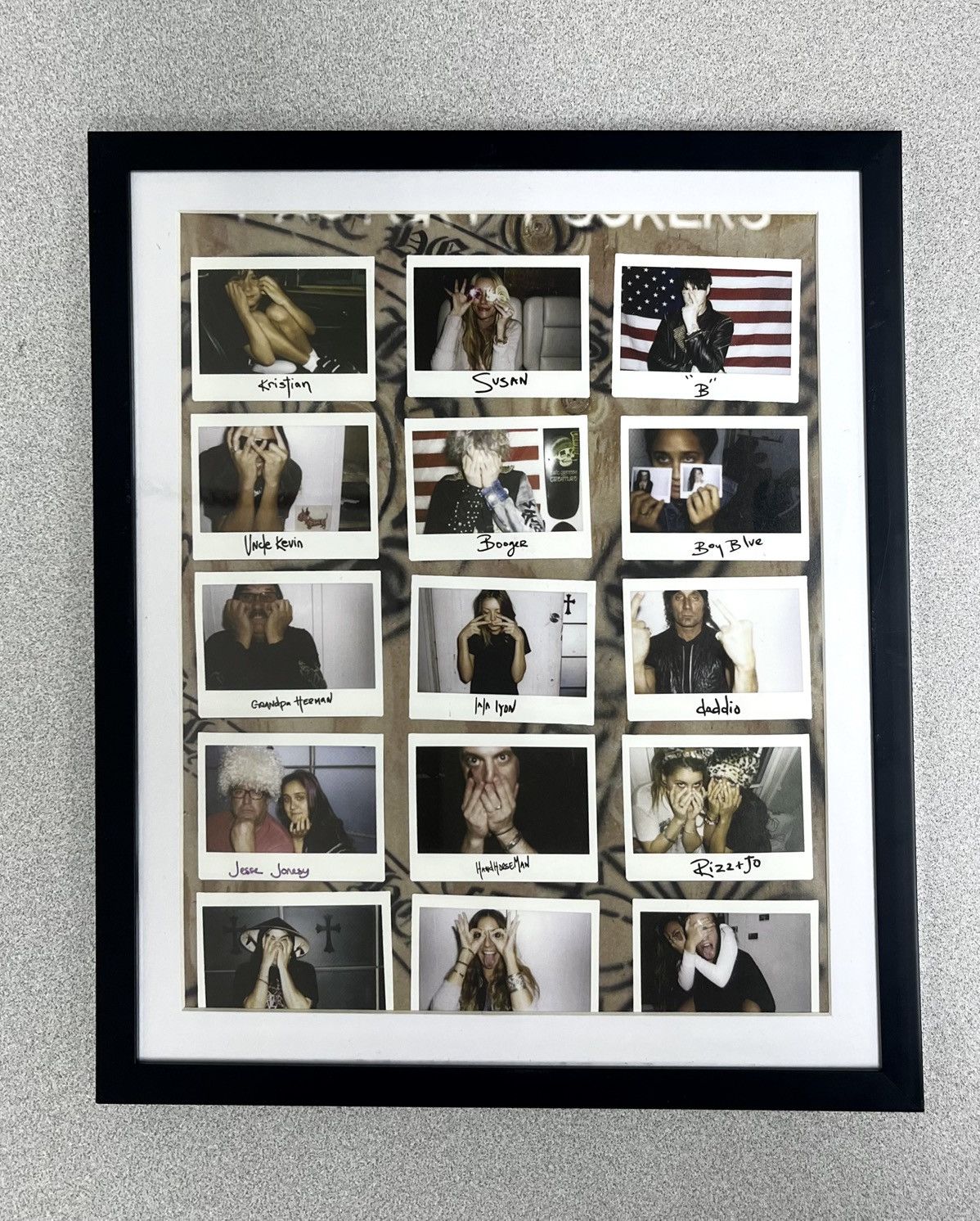 Chrome Hearts × Vintage Chrome Hearts faces Framed poster 8x11 magazine cutout Size ONE SIZE - 1 Thumbnail