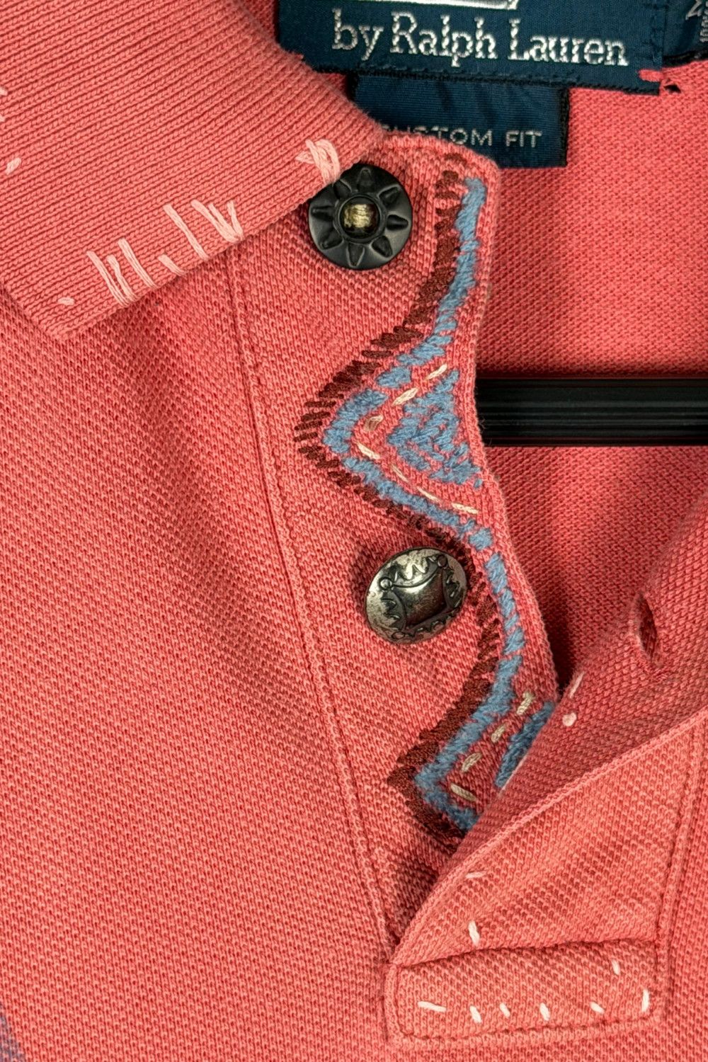 ss10 Polo Ralph Lauren Southwestern Distressed Polo Shirt image 6