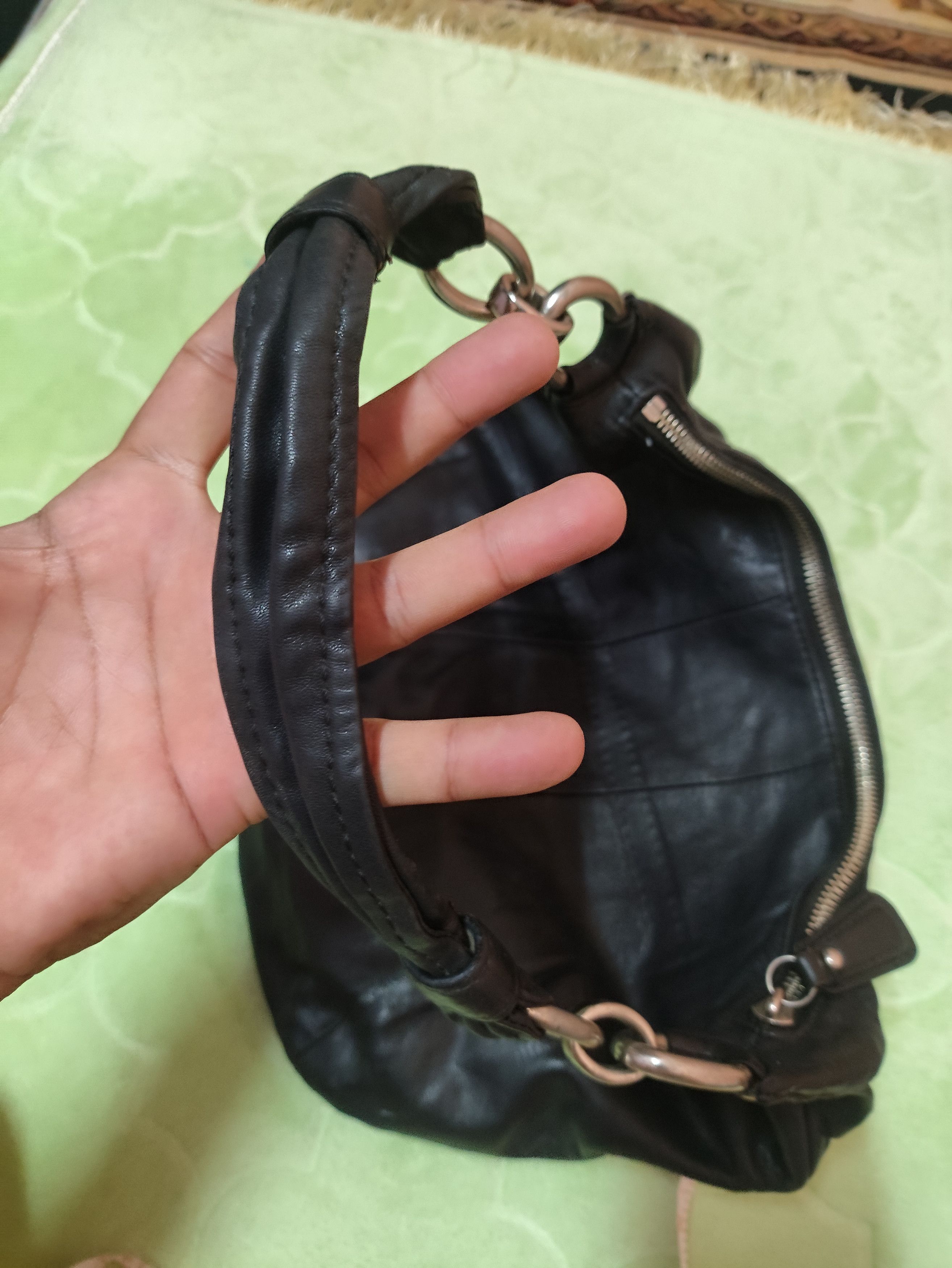 Coach × Leather × Vintage Vintage Leather Coach Hobo bag (Nice black leather) Size ONE SIZE - 9 Thumbnail