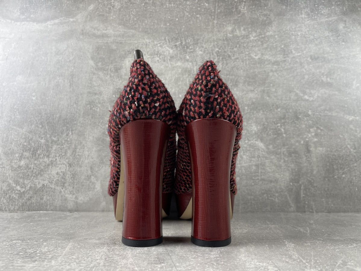 Other Massimolonardo Red Platform Heels Size US 8 / IT 38 - 6 Thumbnail