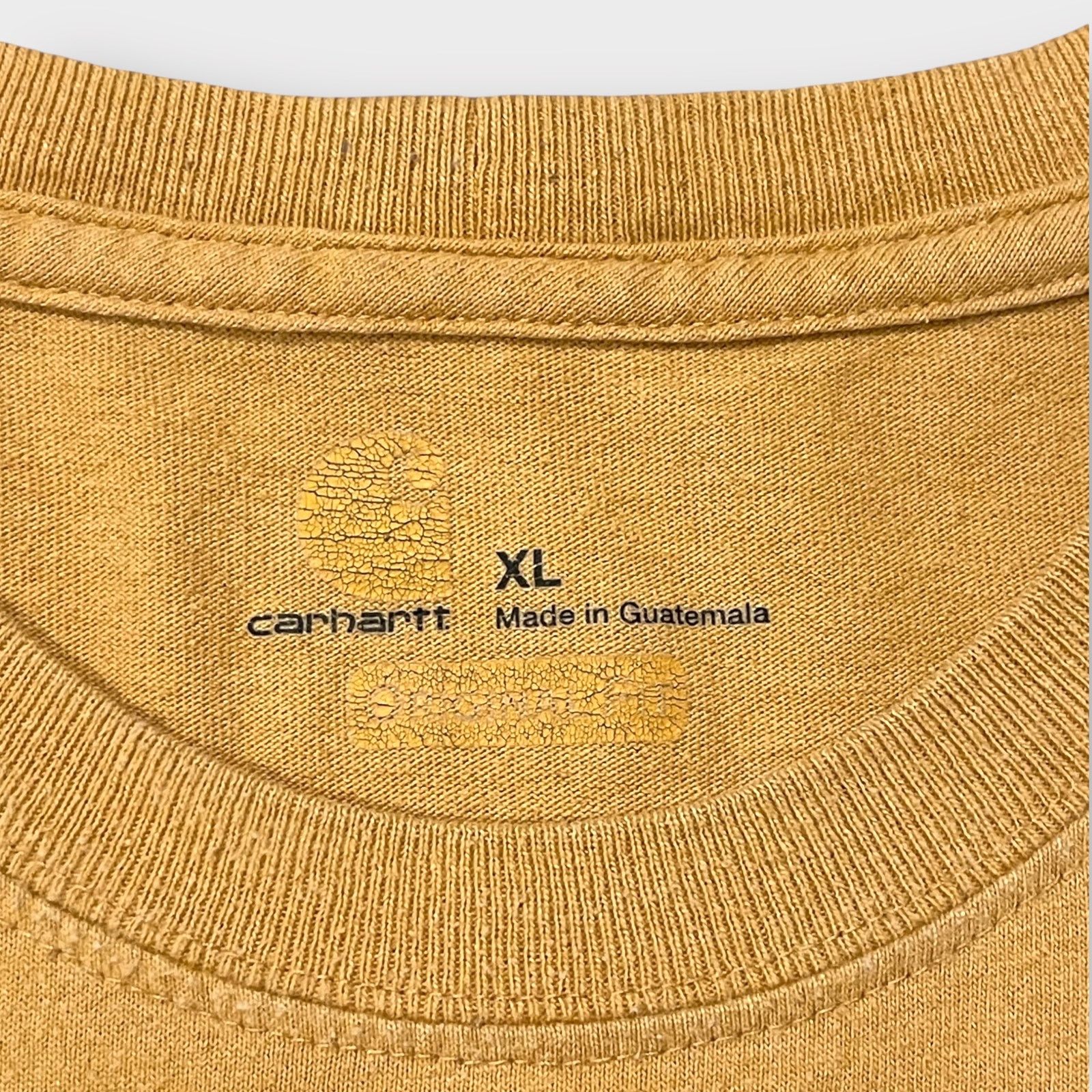 Carhartt × Vintage Carhartt Distressed Pocket Tee – Yellowstone Heather | XL Size US XL / EU 56 / 4 - 3 Thumbnail
