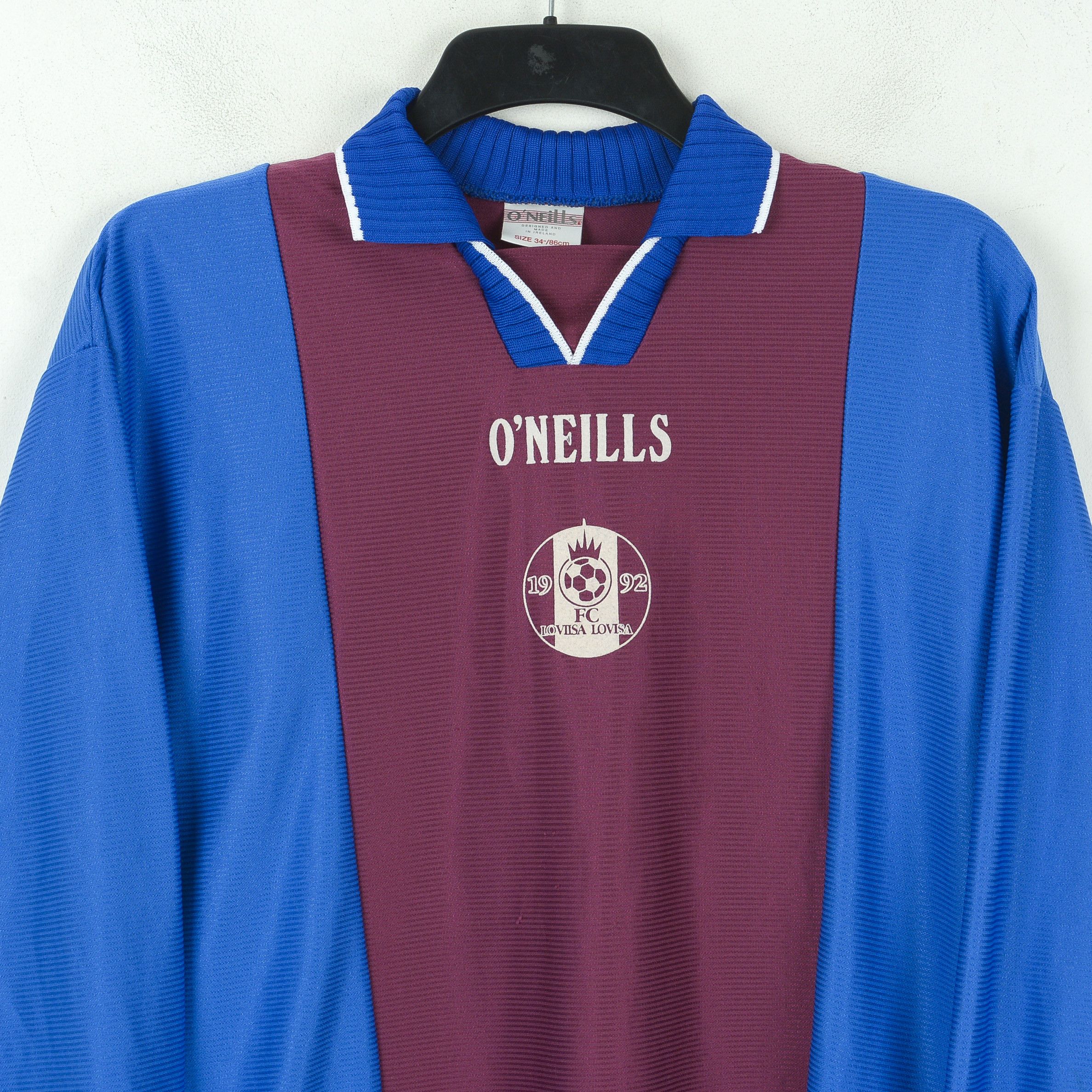 O'Neills × Vintage FC Loviisa XS Long Sleeve Football Home Jersey Shirt #30 Top Size US XS / EU 42 / 0 - 2 Thumbnail