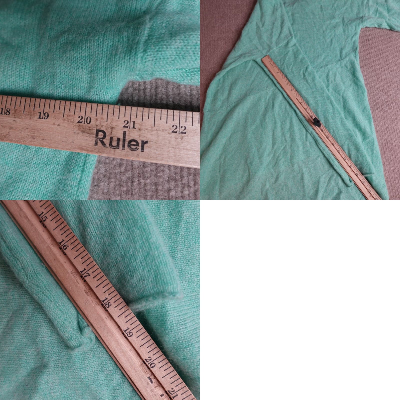White + Warren White + Warren Womens Sweater L Green Cashmere Crew Neck Pullover Knit Casual Winter Spring Fall Mens Womens Girls? Size L / US 10 / IT 46 - 8 Thumbnail