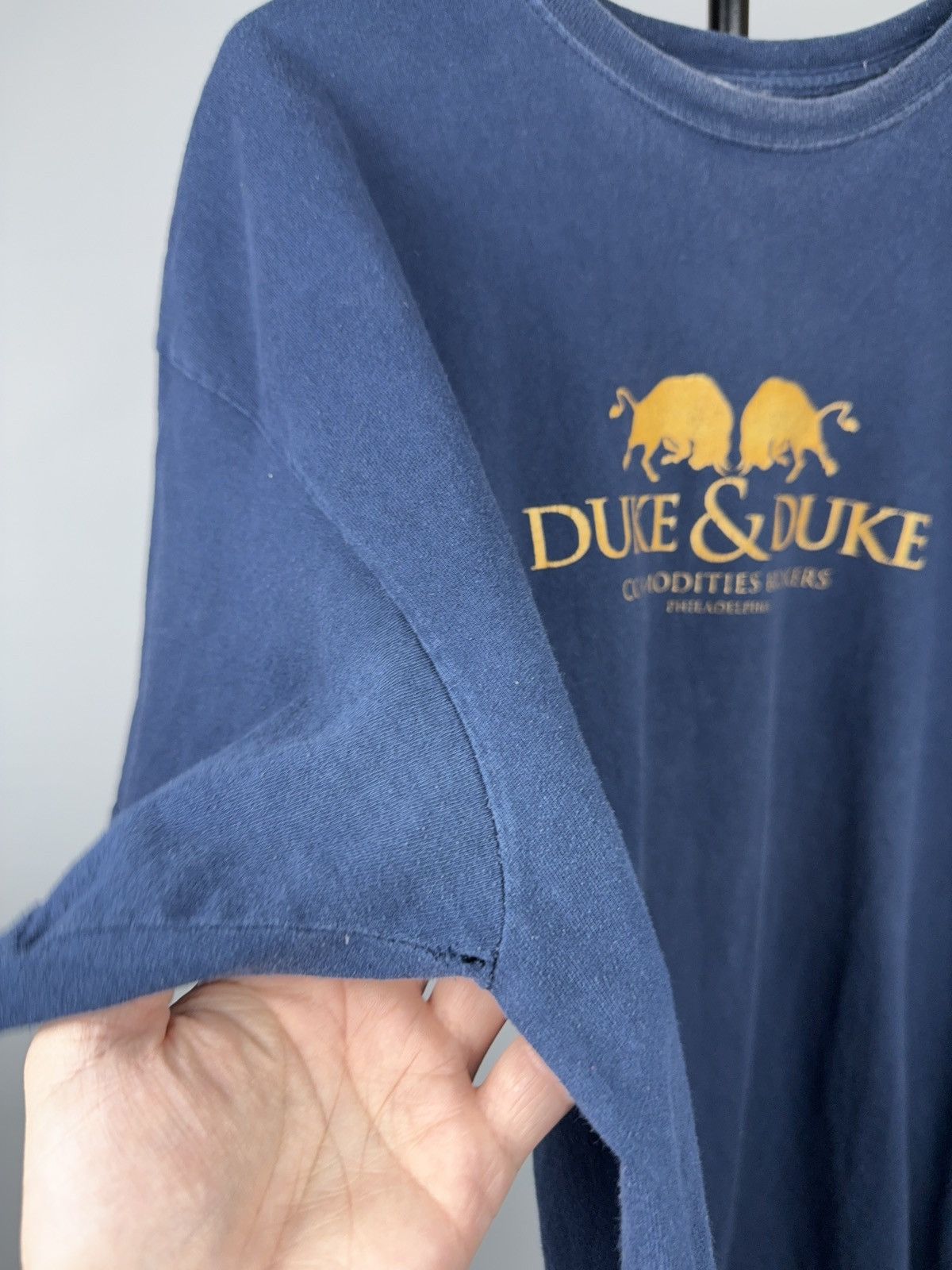 Vintage 90s Duke & Duke Commodities Brokers Trading Places T-Shirt Size US XXL / EU 58 / 5 - 10 Thumbnail