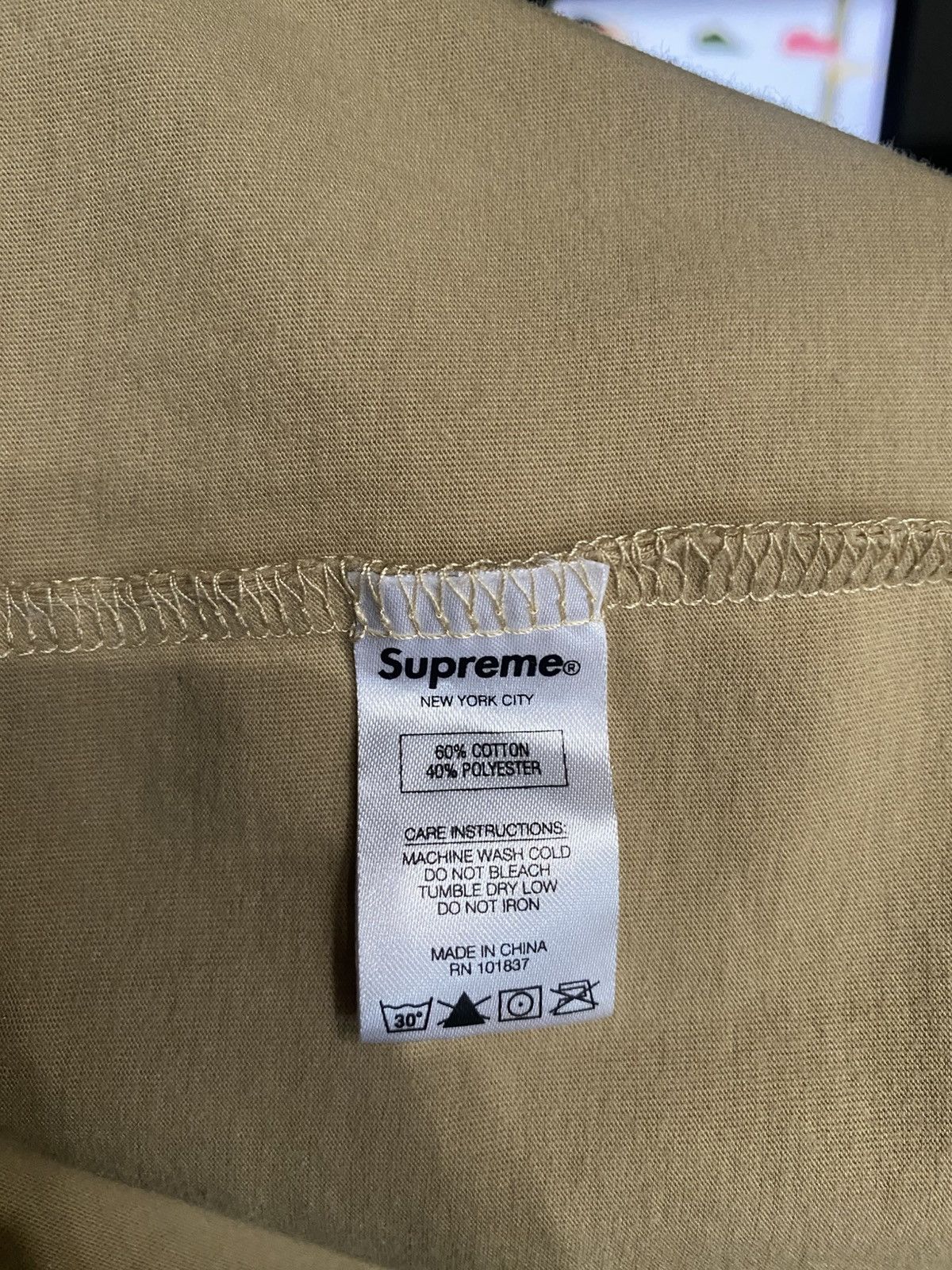 Supreme Supreme “Football” L/S Shirt (Brown) - Large Size US L / EU 52-54 / 3 - 5 Thumbnail