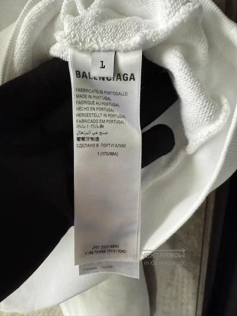 Balenciaga Balenciaga Reversed Embroidered Logo Sweatshirt Size US L / EU 52-54 / 3 - 4 Thumbnail