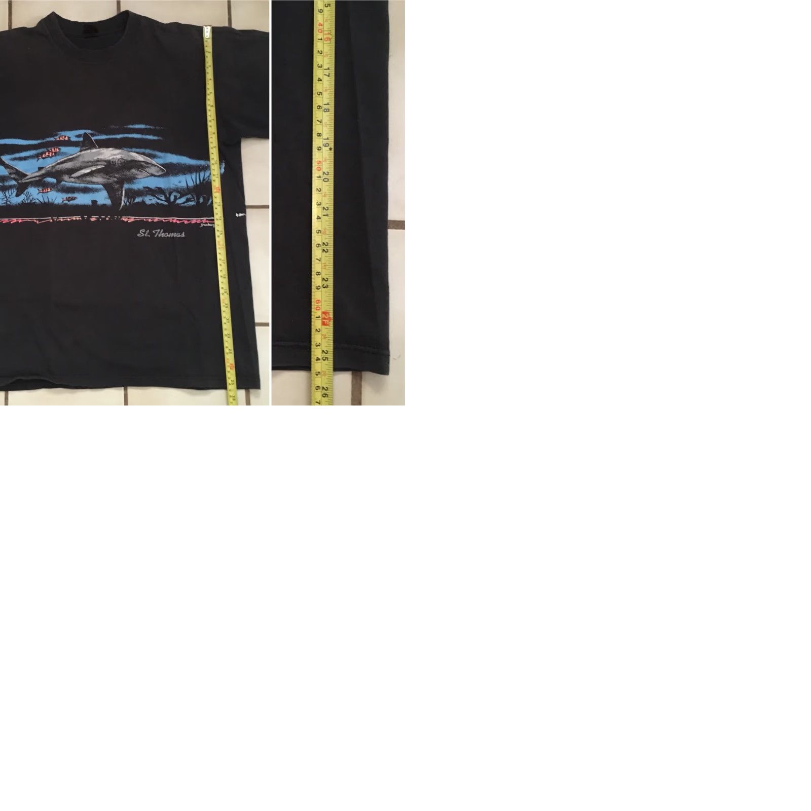 Vintage VINTAGE Bravo! St. Thomas T-Shirt XL Men Black Short Sleeve 100% Cotton Size US XL / EU 56 / 4 - 9 Thumbnail