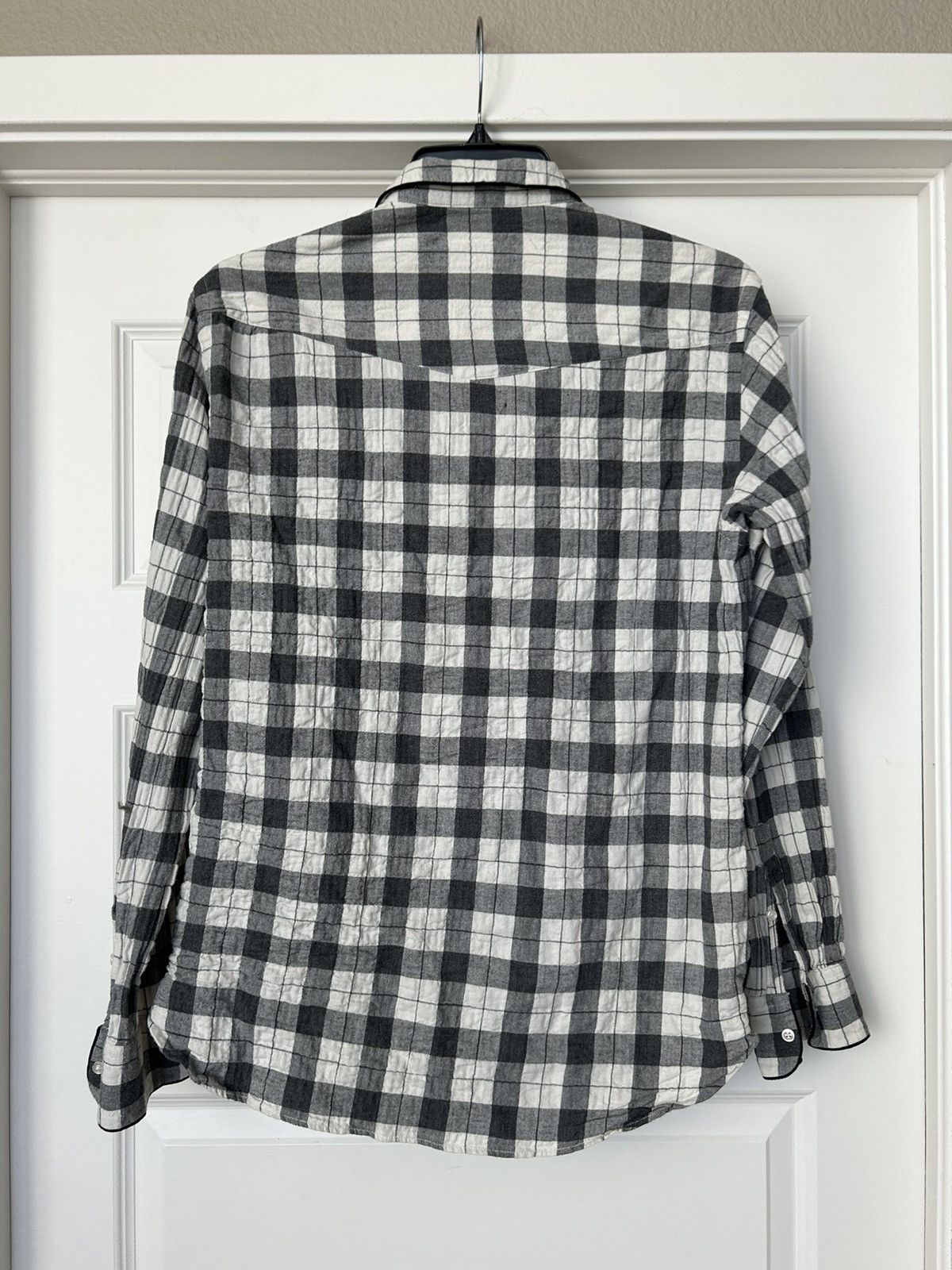 Officine Generale Officine Générale grey flannel shirt Size US L / EU 52-54 / 3 - 2 Thumbnail