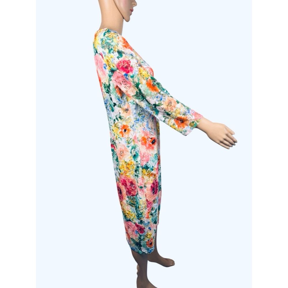 Other NWT New $98 Kensie Floral Shift Lace Dress Size 12 Size XL / US 12-14 / IT 48-50 - 3 Thumbnail