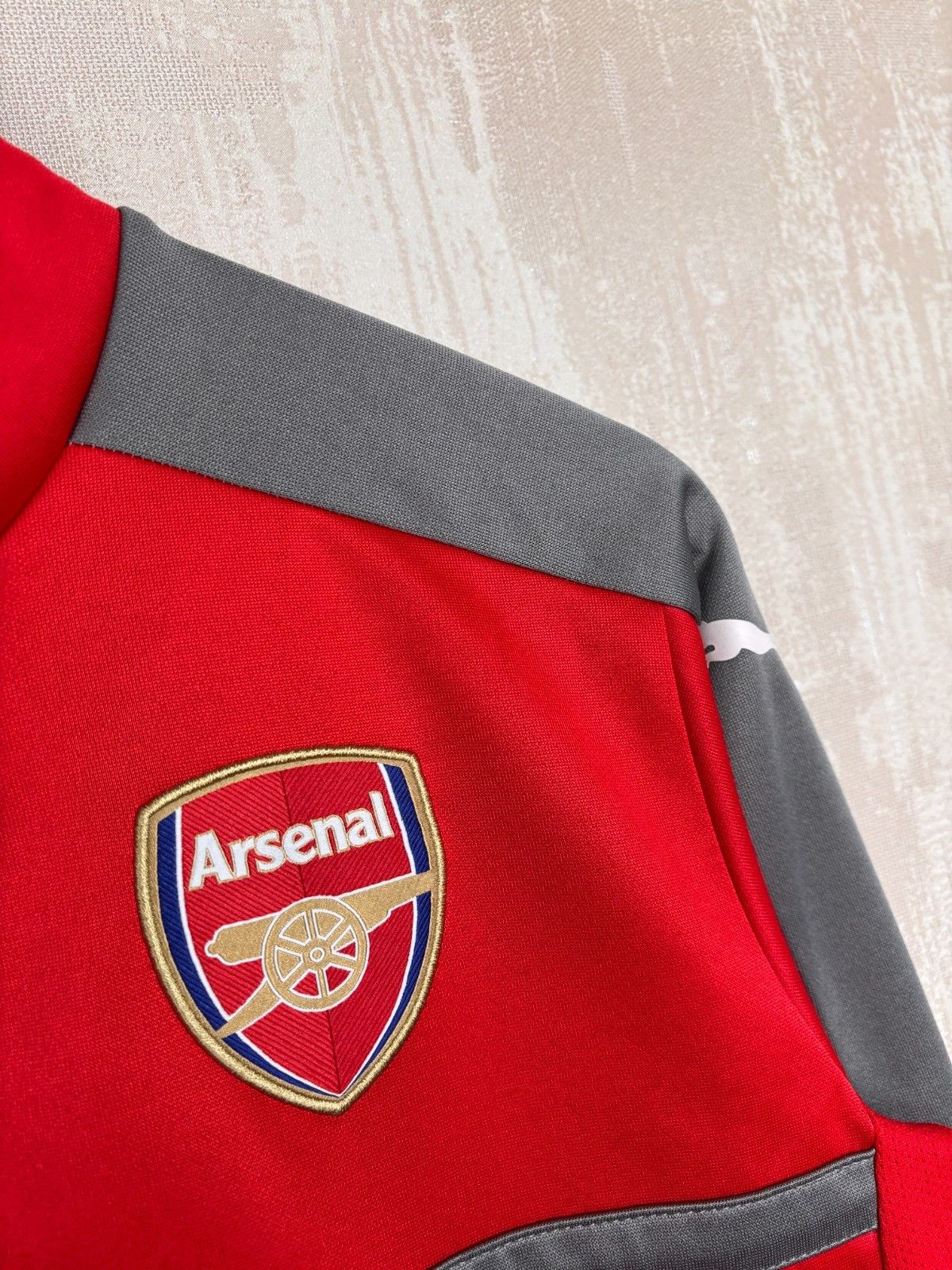 Puma Arsenal 2017 / 2018 Puma Soccer Training Top Half Zip Size US S / EU 44-46 / 1 - 3 Thumbnail