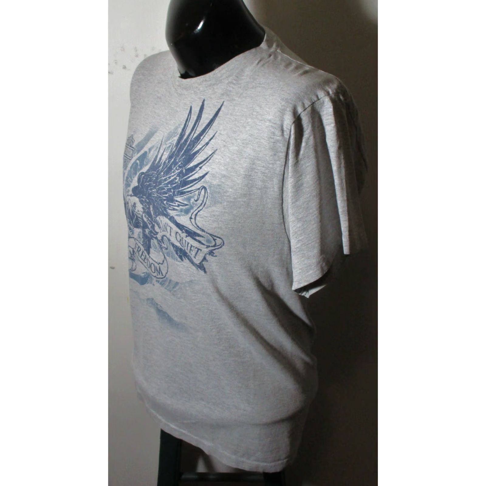 Harley Davidson HARLEY DAVIDSON Gray Short Sleeve T-Shirt Size M Size US M / EU 48-50 / 2 - 4 Thumbnail