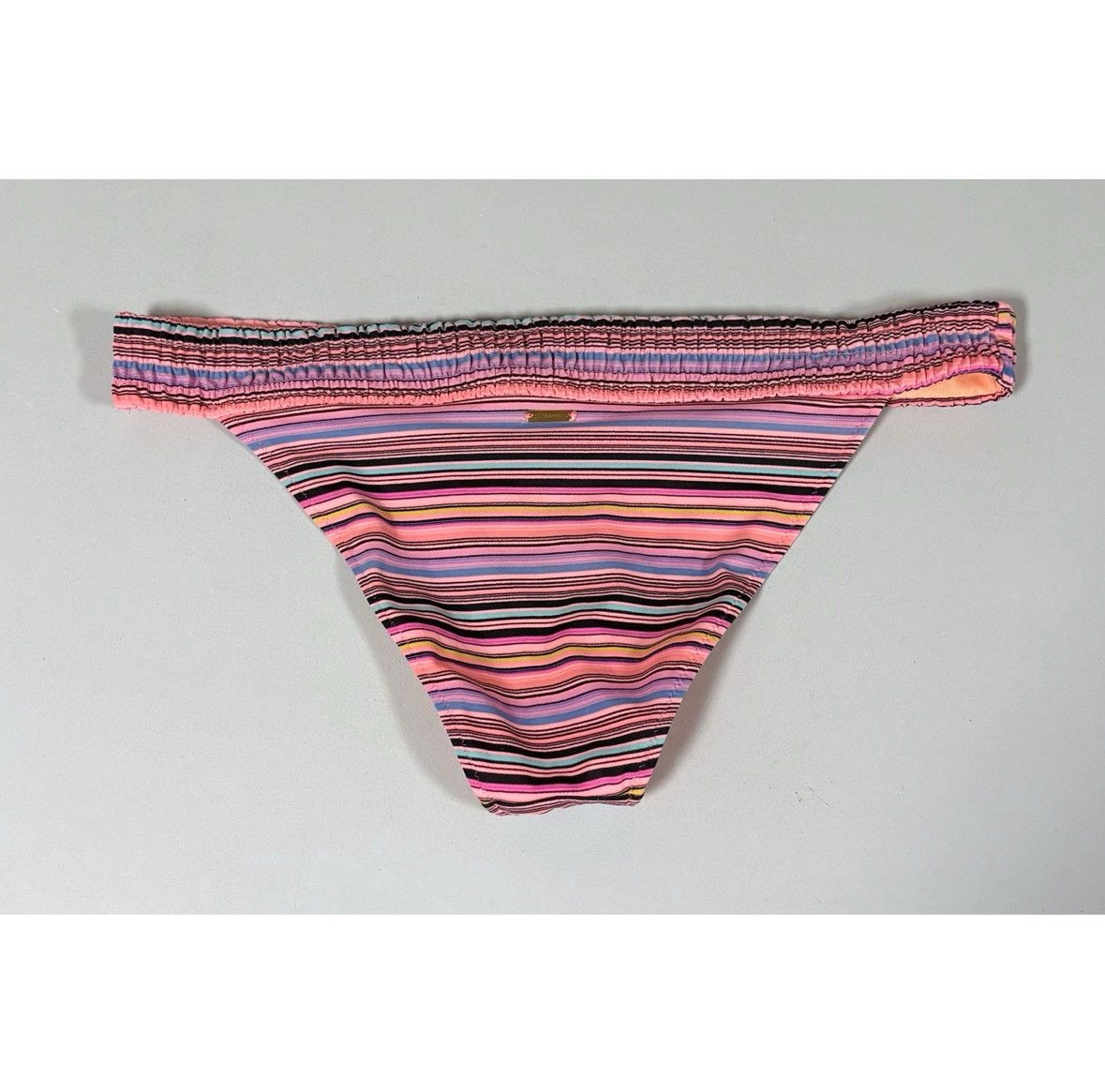 Victoria's Secret × Vintage Victoria’s Secret Striped Bikini Bottoms Bathing Suit Size M Size ONE SIZE - 3 Thumbnail