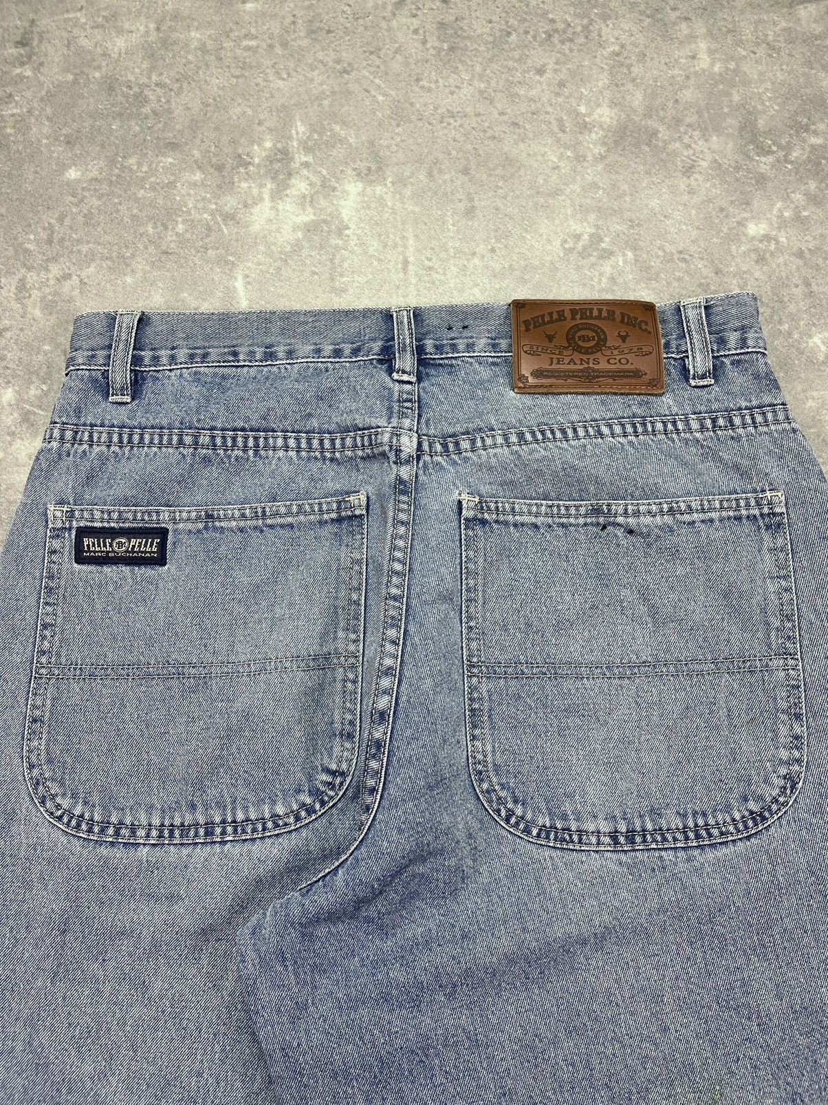 Pelle Pelle Pelle Pelle Marc Buchanan Long Logo Jorts Shorts 32 Size US 32 / EU 48 - 10 Thumbnail