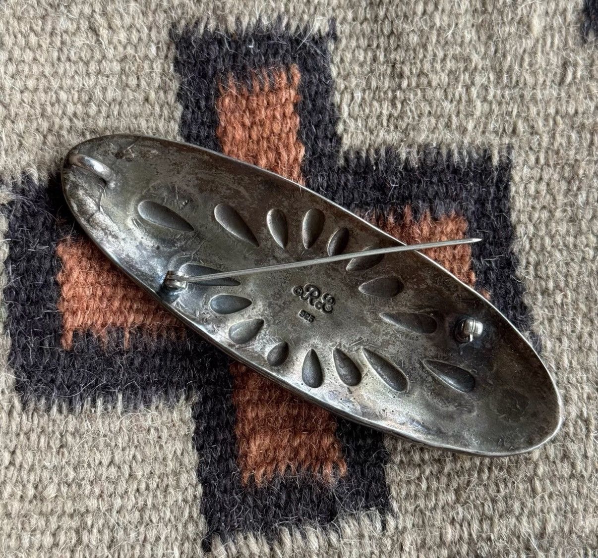 Ralph Lauren Ralph Lauren Purple Label Turquoise Large Brooch K22 Size ONE SIZE - 2 Thumbnail