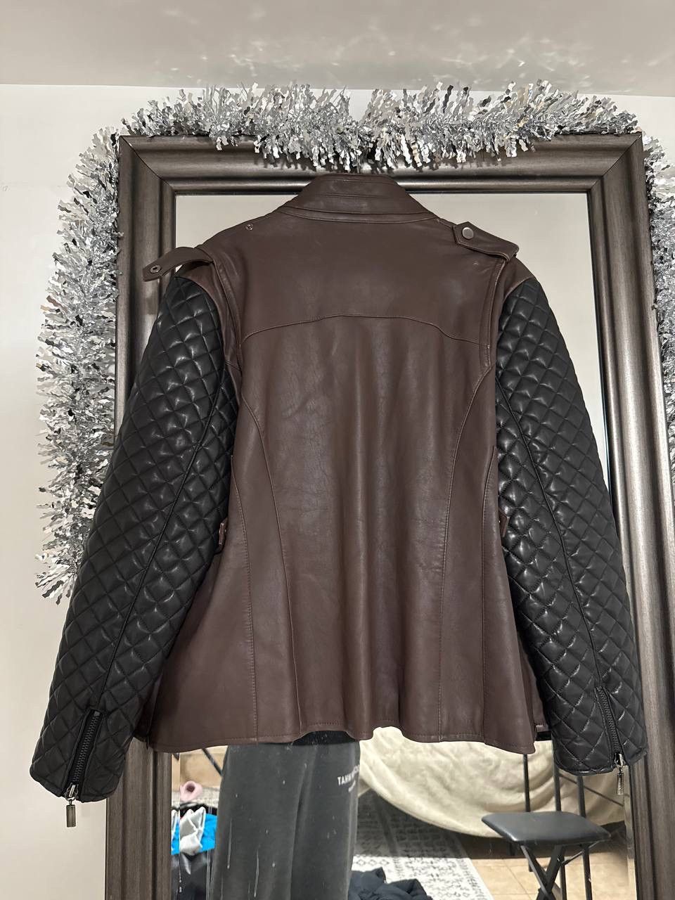 Pelle Pelle Pelle Pelle Princess Cut Brown leather jacket quilted black Size XXL / US 16-18 / IT 52-54 - 7 Thumbnail