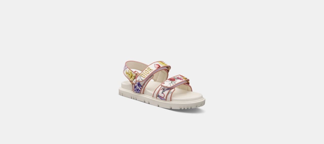 o1w1db10524 Sandals in White Multicolor
