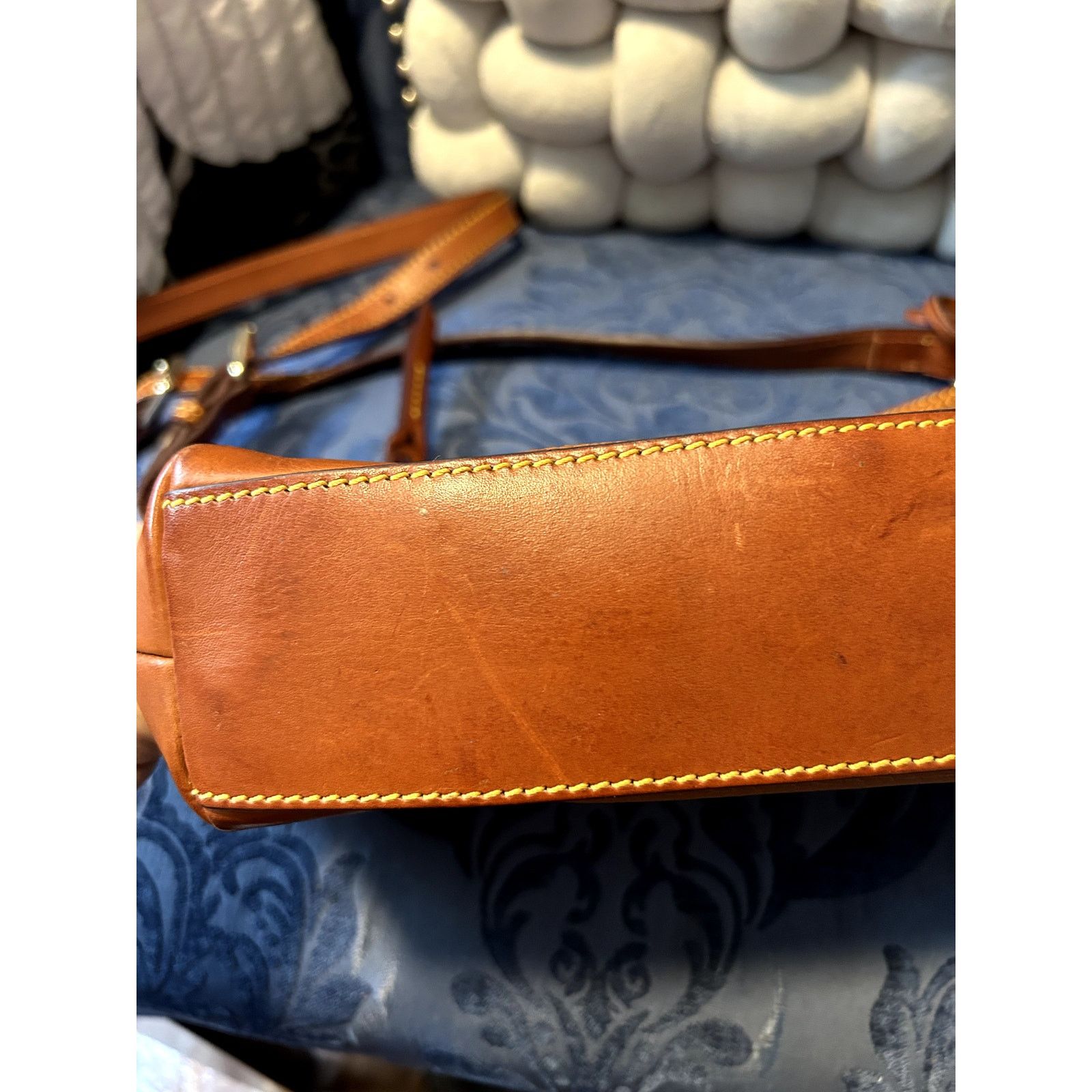 Dooney & Bourke Dooney & Bourke Brown Double Pocket Shoulder Bag Size ONE SIZE - 12 Thumbnail