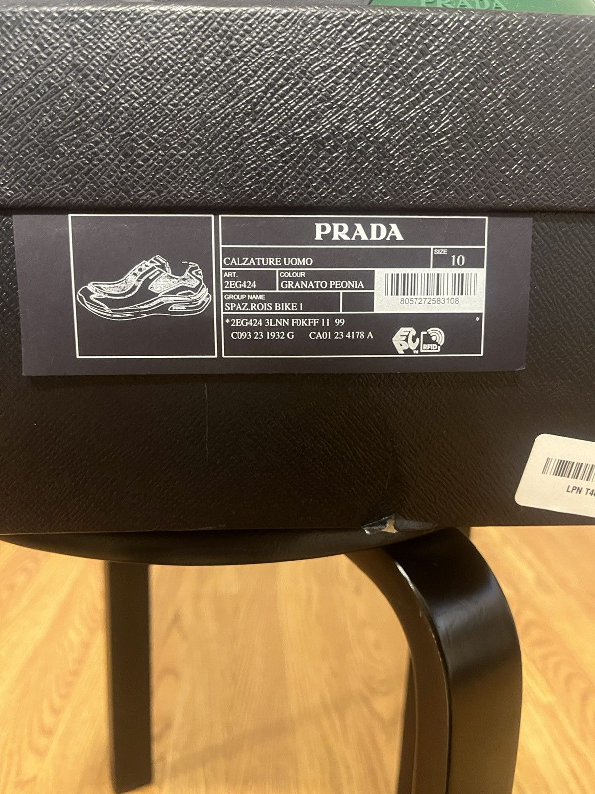 Prada Prada Systeme Brushed Leather Derby Sneakers Sz UK 10 US 11 Size US 11 / EU 44 - 11 Thumbnail