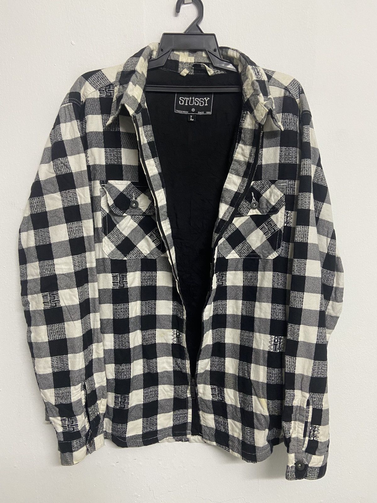 Stussy Stussy Workgear Plaid Shirt Jacket Size US L / EU 52-54 / 3 - 2 Thumbnail