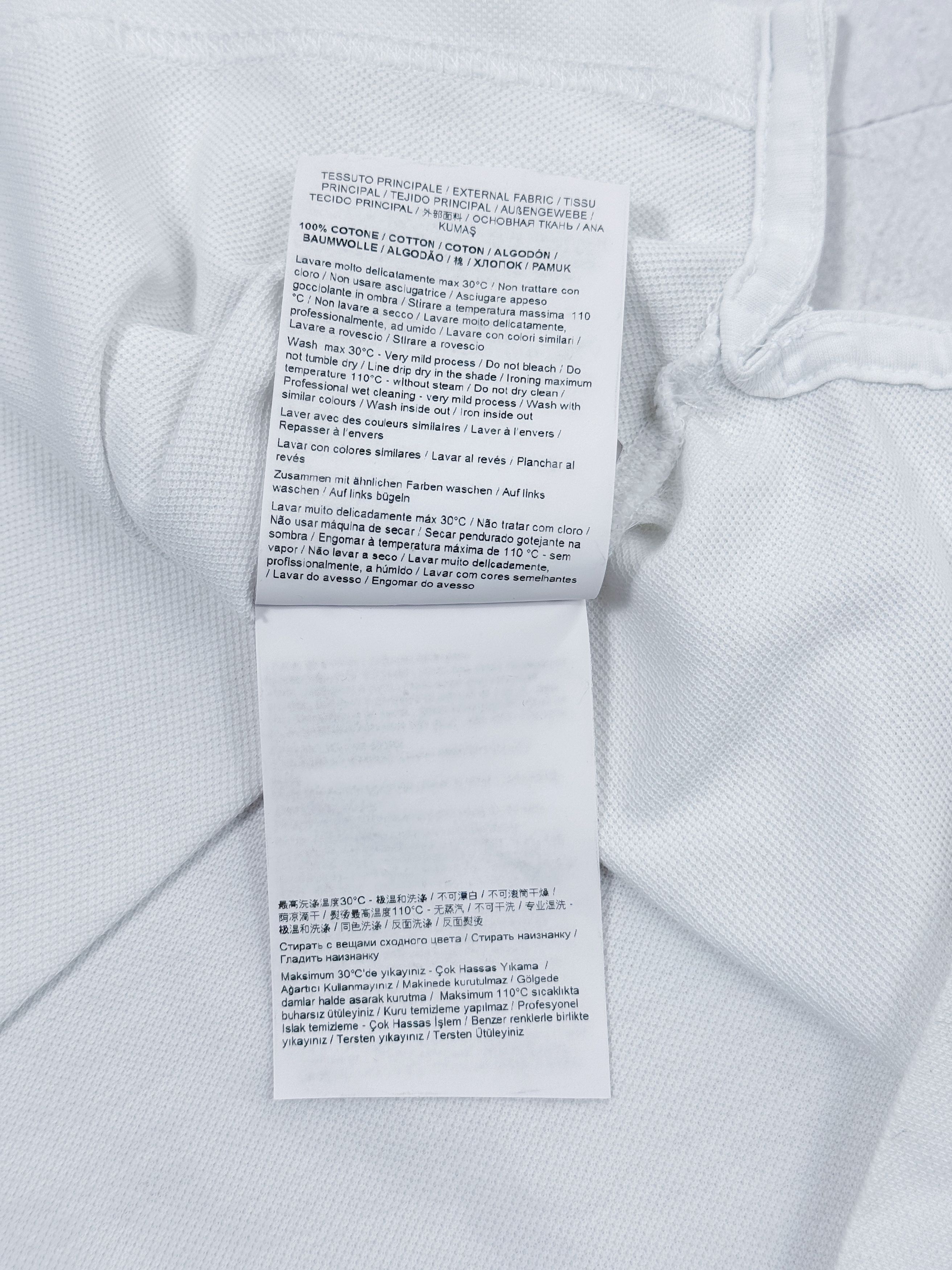 Versace Versace Jeans Polo T-Shirt White Color & Chest Leather Logo Size US S / EU 44-46 / 1 - 18 Thumbnail
