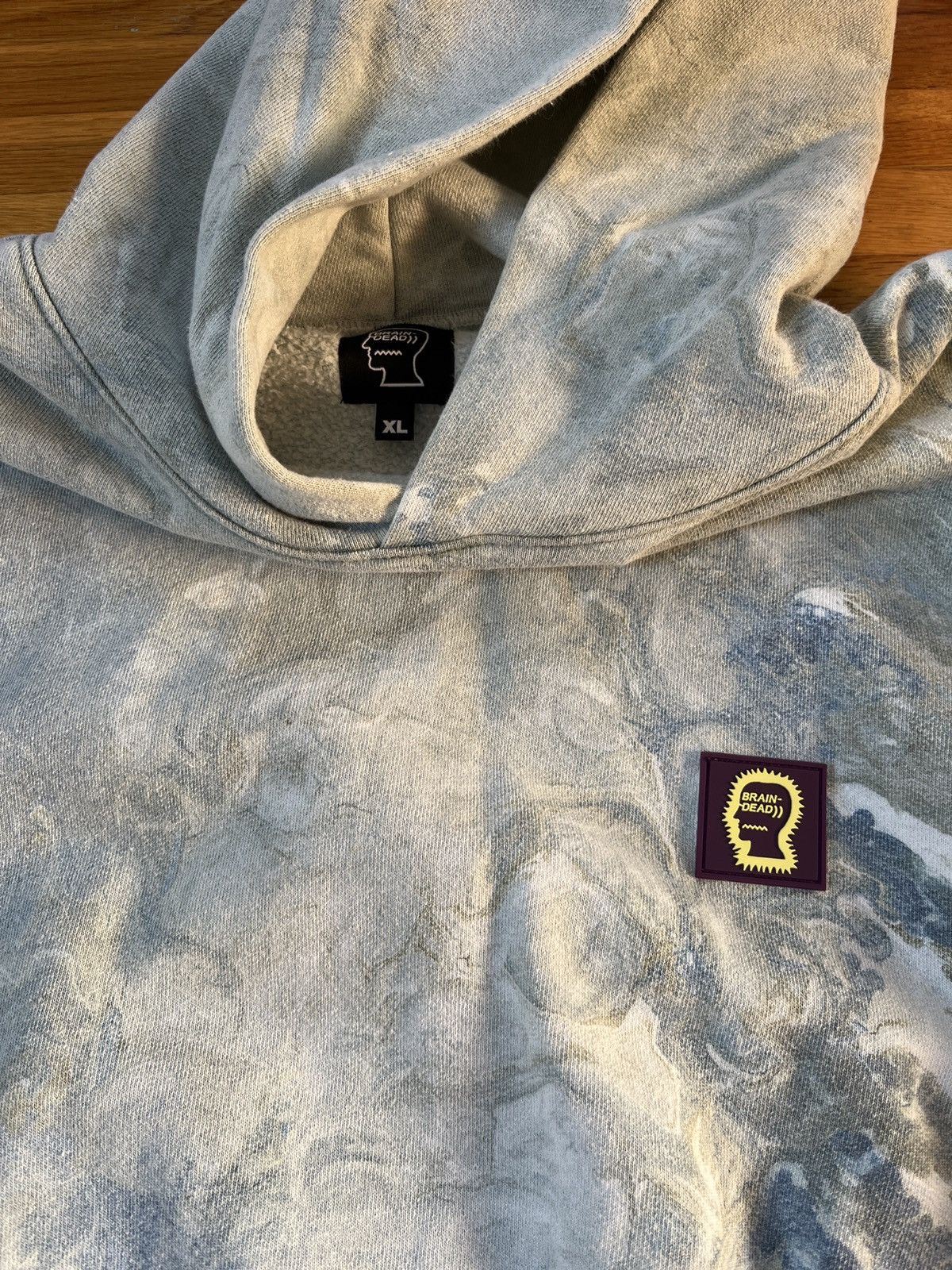 Brain Dead Brain Dead Marble Dye Hoodie XL Size US XL / EU 56 / 4 - 4 Thumbnail