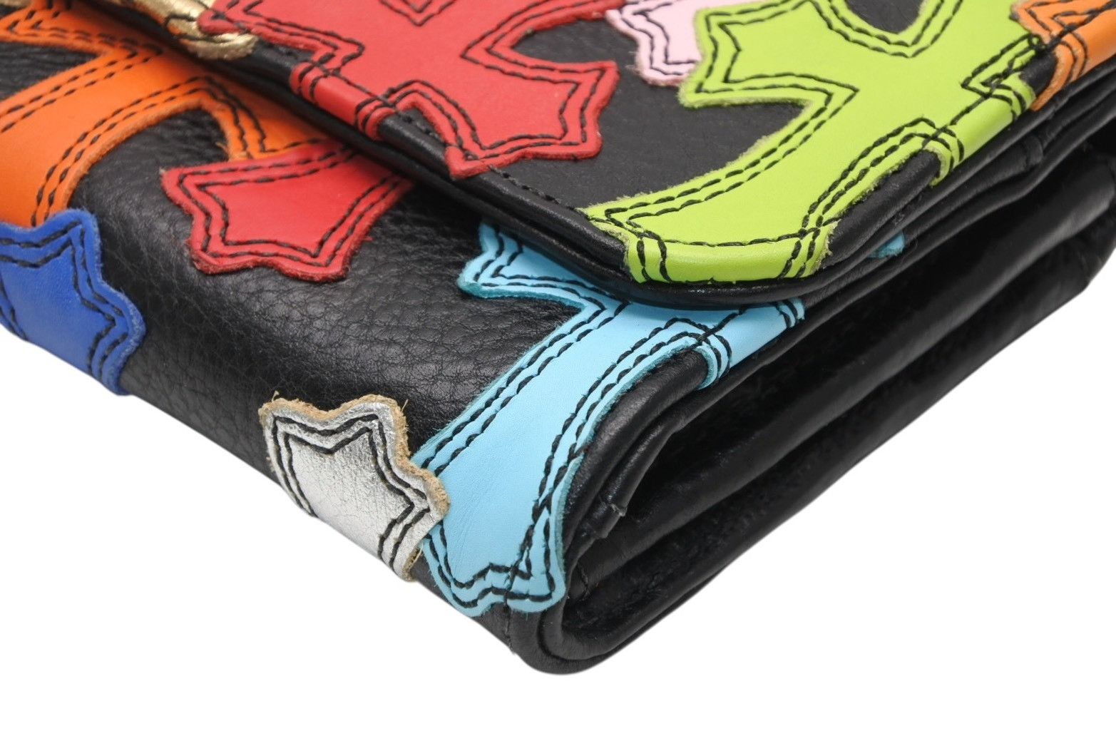 Chrome Hearts Chrome Hearts Cemetery Cross Patch Judy Wallet Size ONE SIZE - 8 Thumbnail