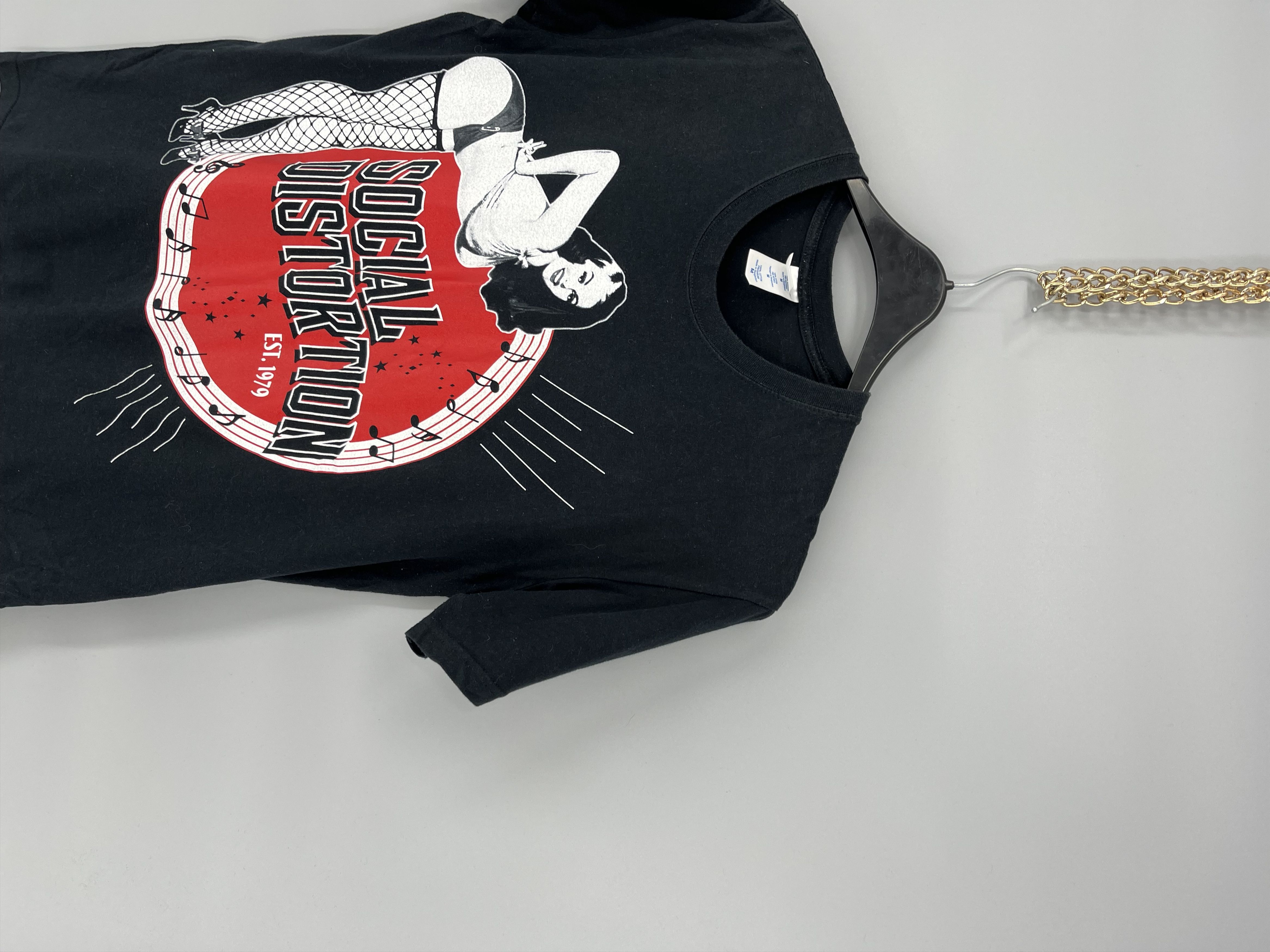 Band Tees × Vintage Vintage Social Distortion Punk Band Sexy t-shirt Y2K Size US M / EU 48-50 / 2 - 6 Thumbnail