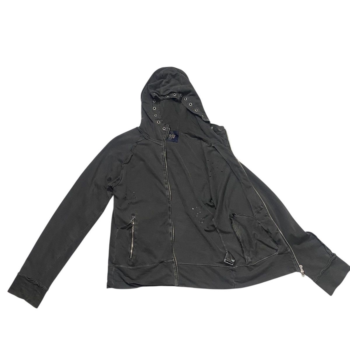 If Six Was Nine Casva distressed hoodie jacket Size US S / EU 44-46 / 1 - 4 Thumbnail