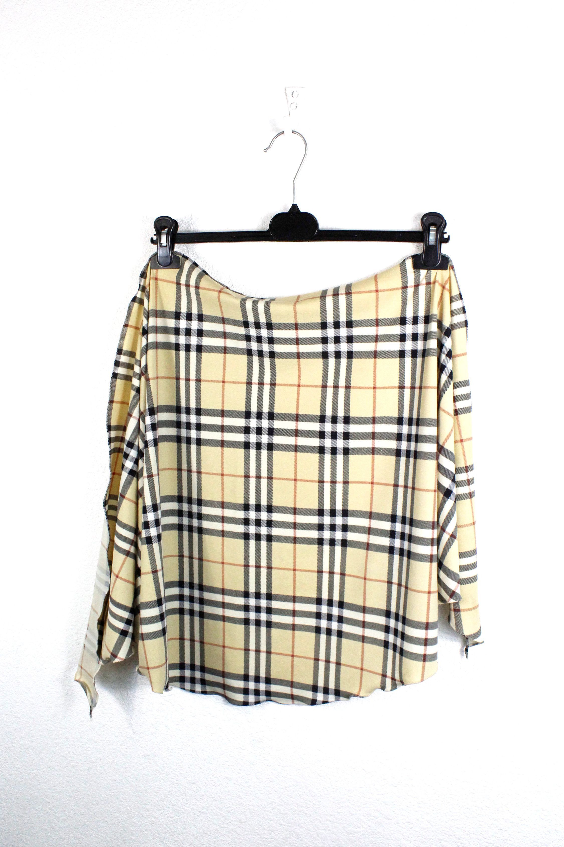 Burberry × Burberry Prorsum Burberry Beige Check Nova Bandeau & Head Shawl Size ONE SIZE - 13 Thumbnail