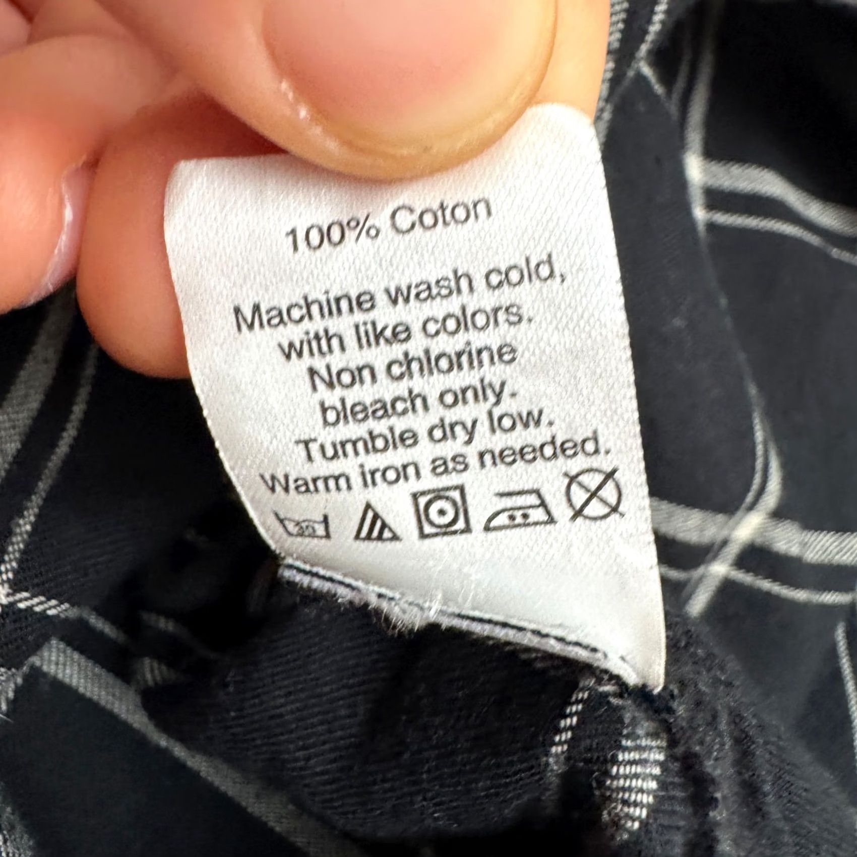 Madewell Madewell Shirt Mens XS Black White Plaid Button Down Long Sleeve Cotton Flannel Casual Size XS / US 0-2 / IT 36-38 - 7 Thumbnail