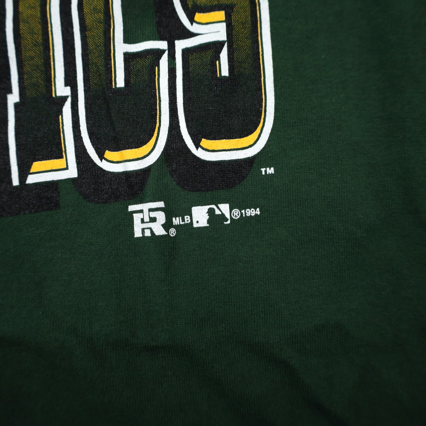 Vintage VINTAGE Oakland Athletics Mens XL T-Shirt Green Graphic Size US XL / EU 56 / 4 - 4 Thumbnail