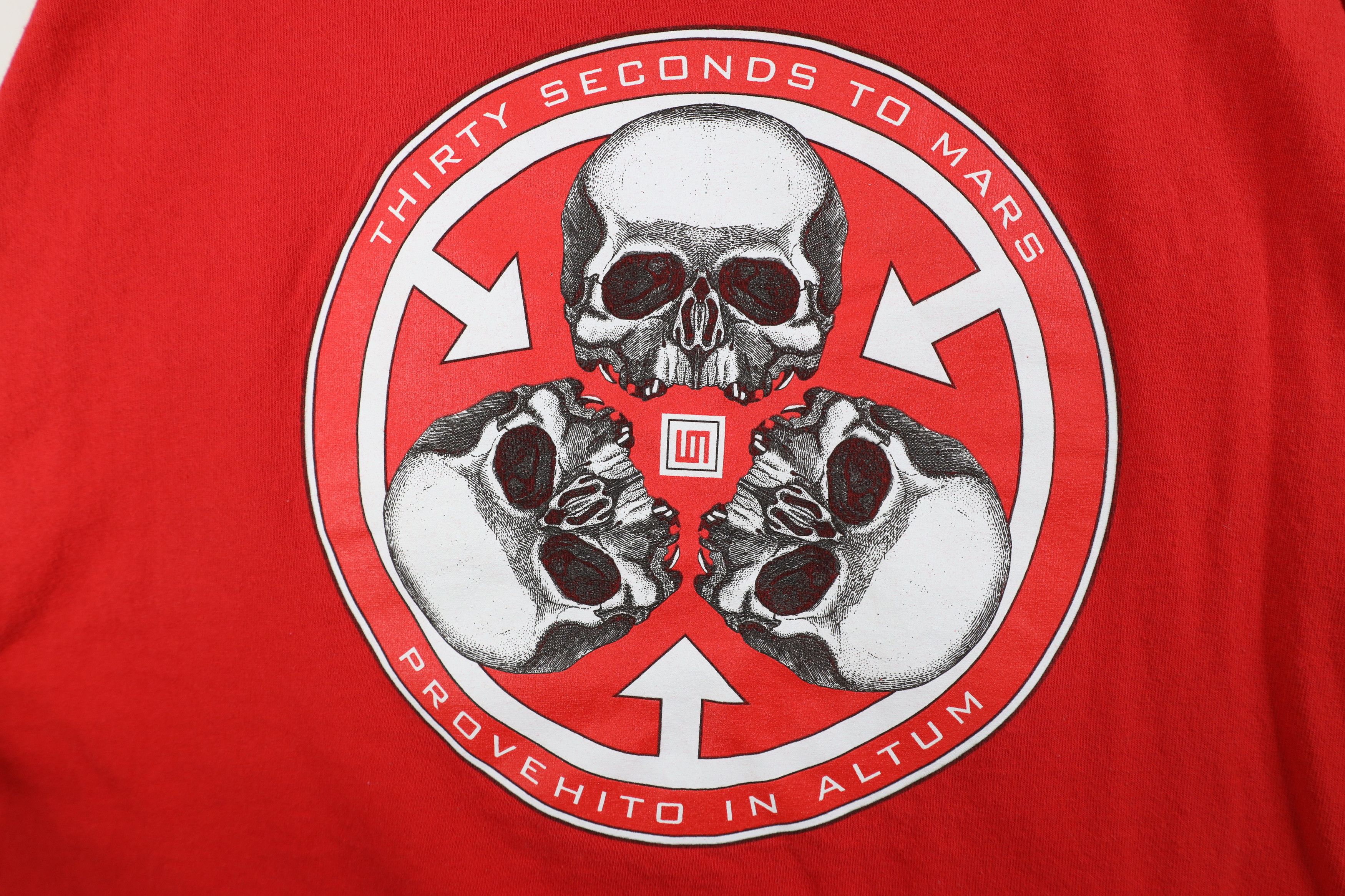 Vintage Vintage Y2K In Altum 30 Thirty Seconds To Mars Band T-Shirt Size US XL / EU 56 / 4 - 12 Thumbnail