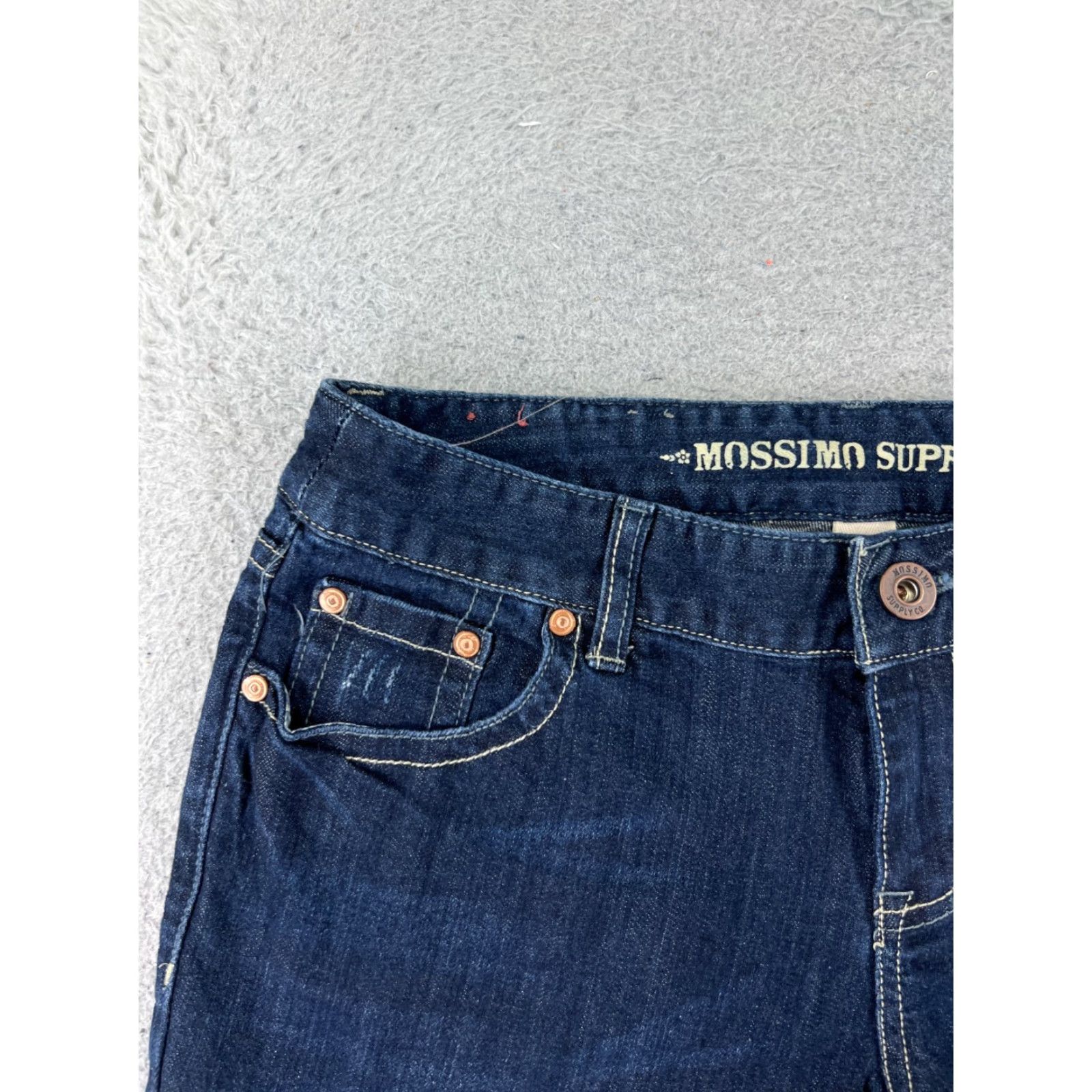 Mossimo VINTAGE Mossimo Shorts Womens 9 Denim Blue Jean Cutoff Low Rise 29x4 Cotton Size 30" / US 8 / IT 44 - 4 Thumbnail