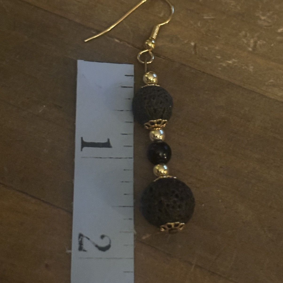 Other Lava stone dangle earrings Size ONE SIZE - 4 Thumbnail