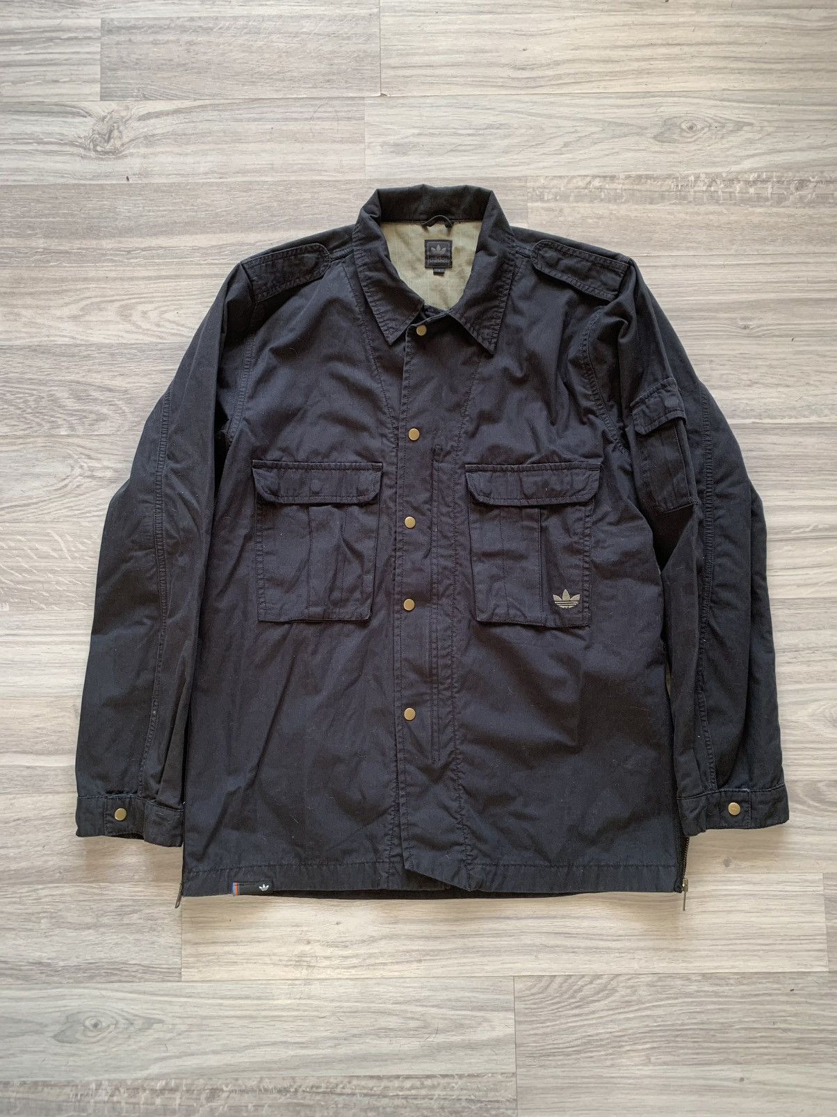 Adidas × Japanese Brand Adidas vintage Y2K Faded M65 Field Jacket Yamamoto Y-3 Vibe Size US S / EU 44-46 / 1 - 3 Thumbnail