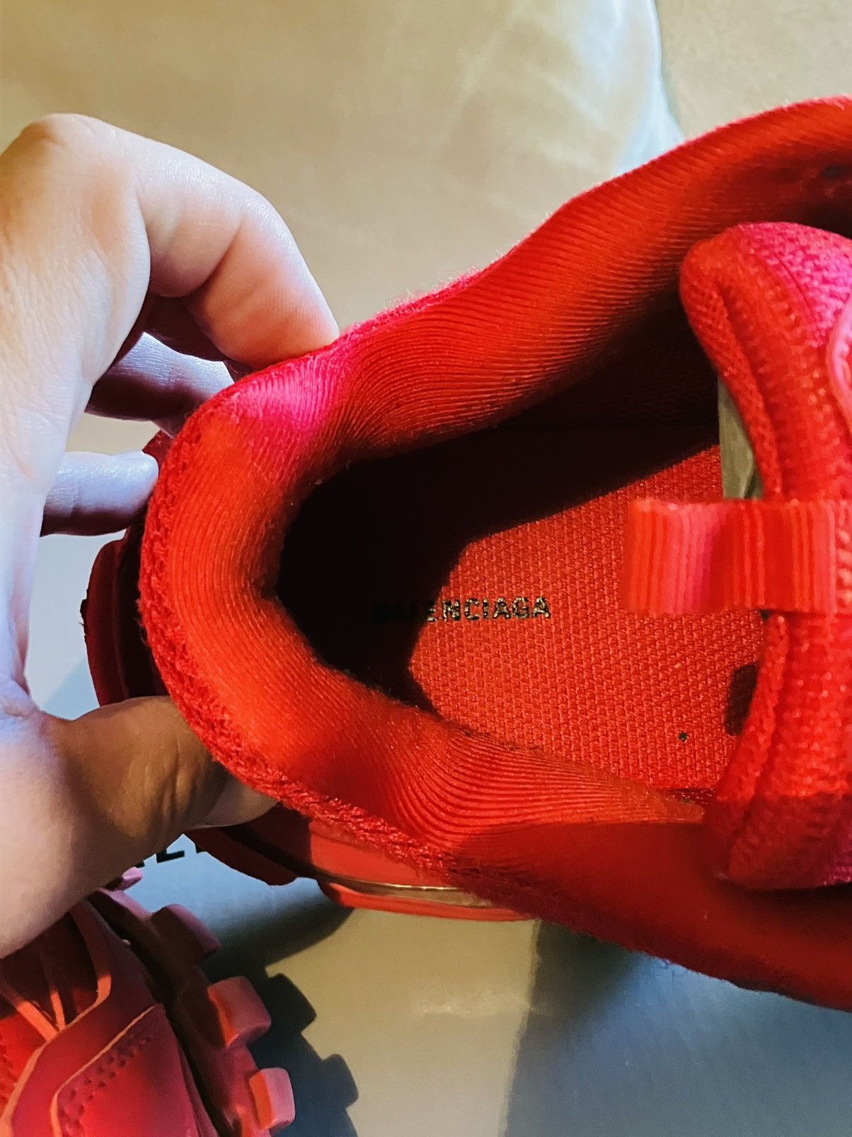 Balenciaga Baenciaga track runner 3 red size 43 US 10 Size US 10 / EU 43 - 9 Thumbnail
