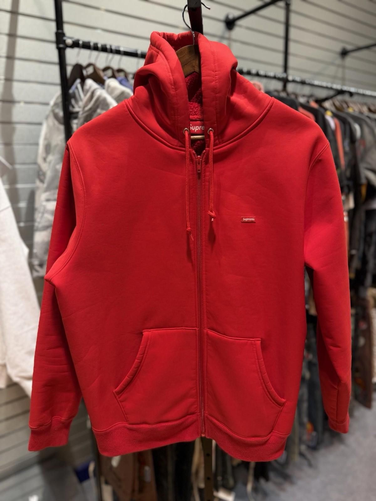 Supreme SUPREME Gore Windstopper Zip Up Sweatshirt RED Medium 2019 Size US M / EU 48-50 / 2 - 1 Thumbnail