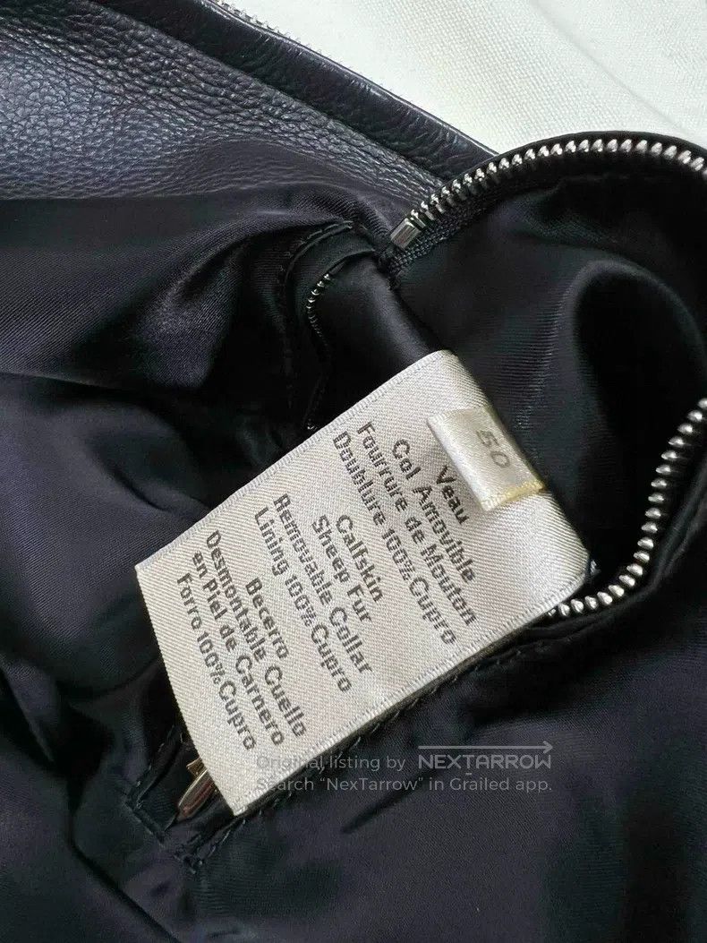 Hermes Hermes Autumn and winter fur-trimmed aviator leather jacke Size US M / EU 48-50 / 2 - 6 Thumbnail
