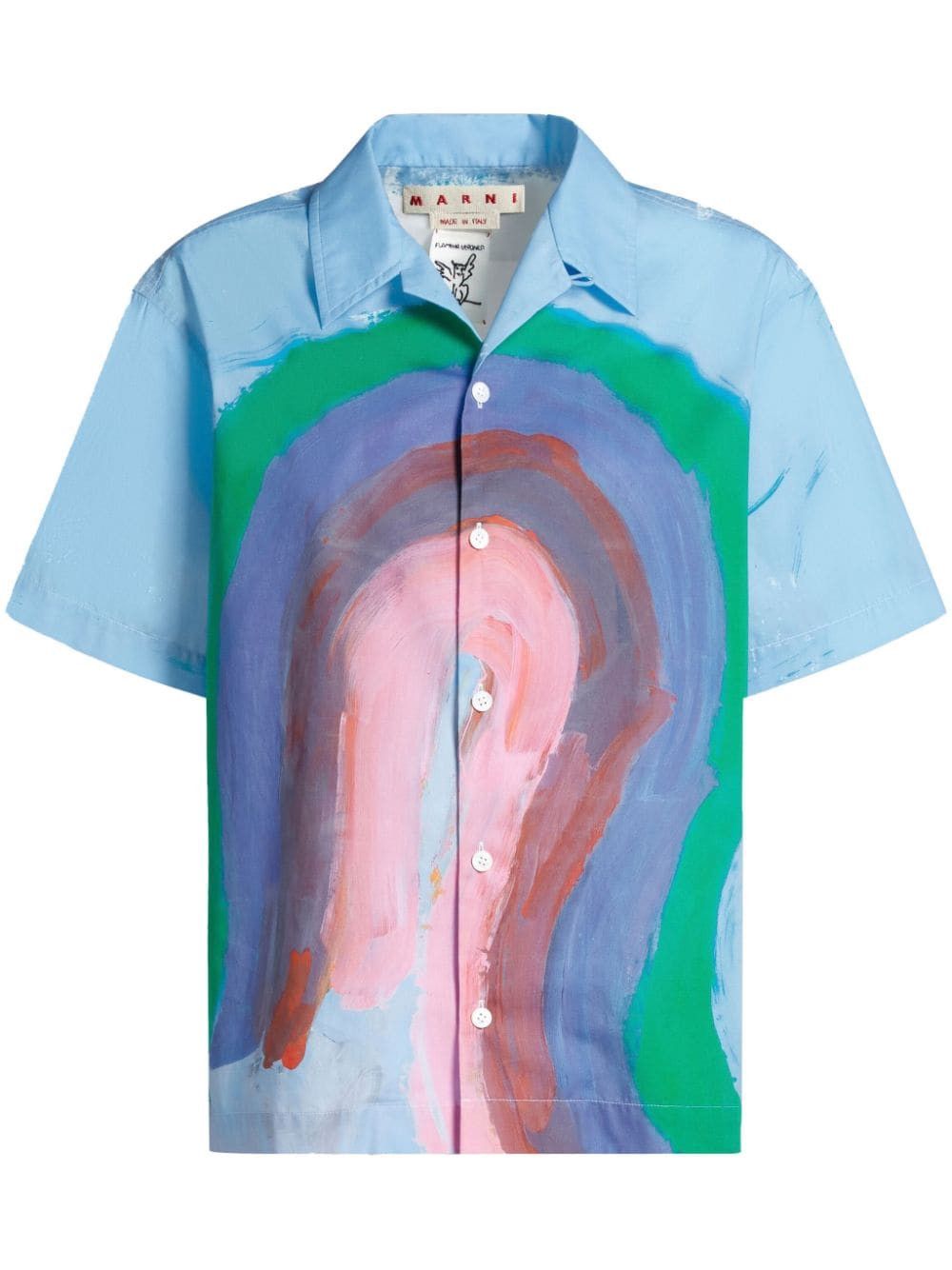 Marni o1srvl11e0624 Shirt in Multicolor Size S / US 4 / IT 40 - 1 Thumbnail