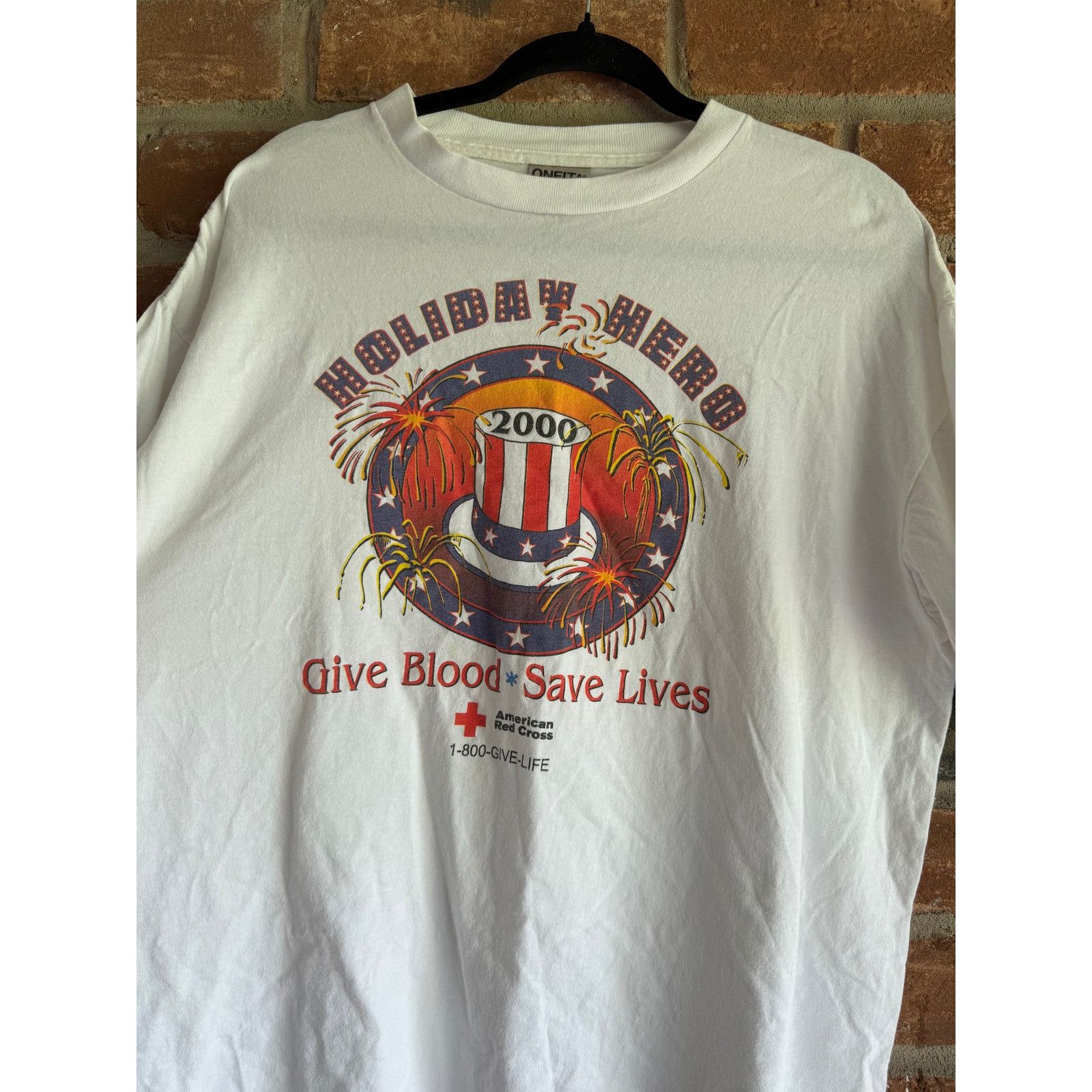 Vintage Vintage Y2K 2000 American Red Cross Tee XL USA Size US XL / EU 56 / 4 - 1 Thumbnail
