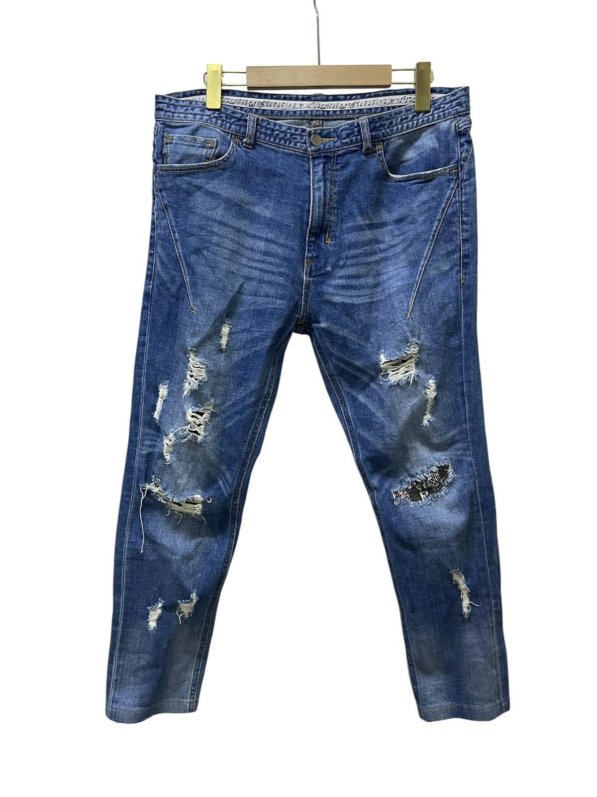 Number N Ine Skinny Denim | Grailed