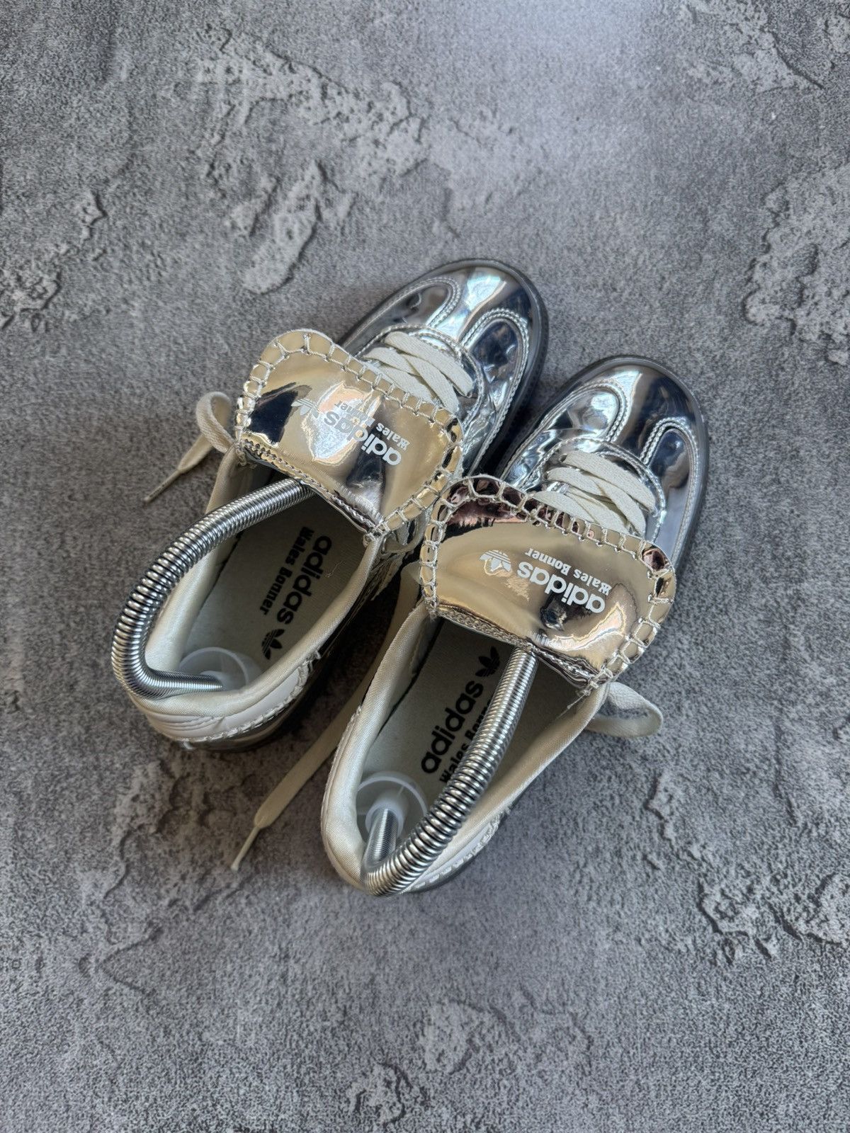 Adidas Wales Bonner & Adidas samba US5 silver metallic low sneakers Size US 5 / IT 35 - 14 Thumbnail
