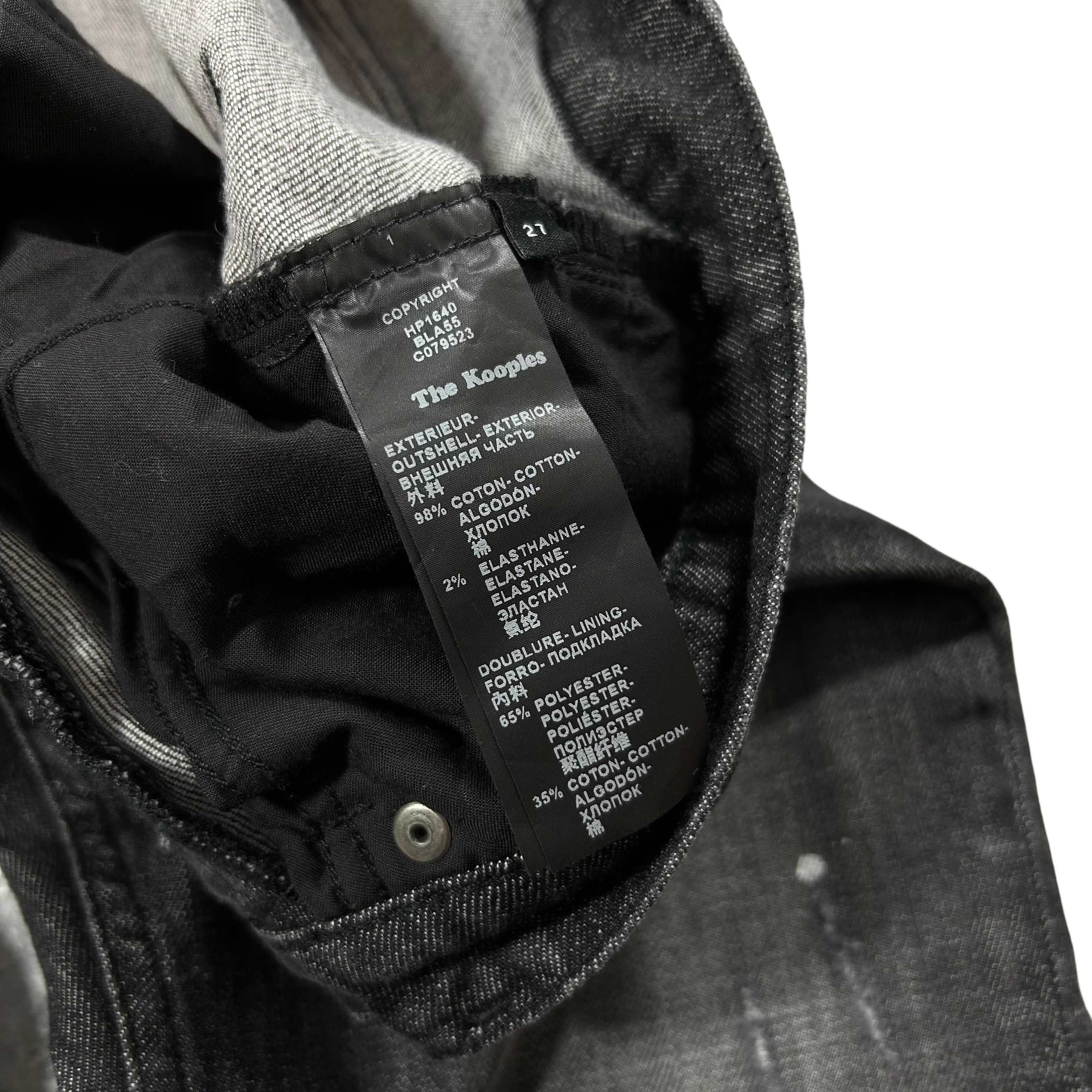 The Kooples The Kooples Jeans Short Drop Gray Cropped Denim Chain Sz 27 Size US 27 - 8 Thumbnail