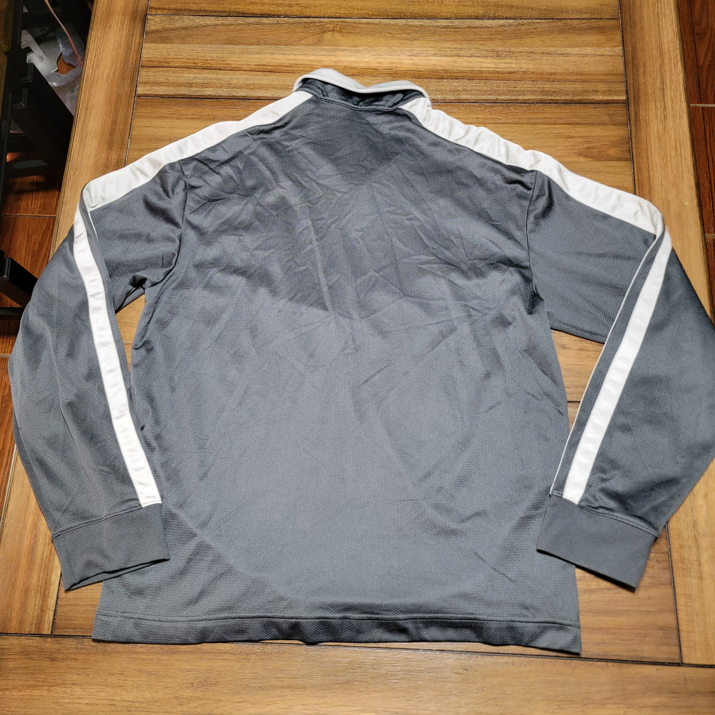 Nike Nike LS Quarter Zip Athletic Pullover Classic Stripes- Large Size US L / EU 52-54 / 3 - 3 Thumbnail