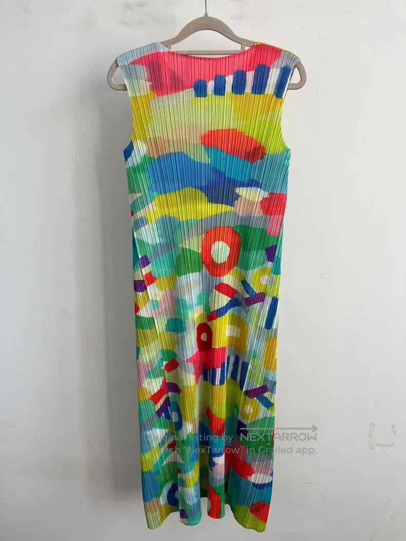 Issey Miyake Issey Miyake Green Candy Dress Size XL / US 12-14 / IT 48-50 - 2 Thumbnail