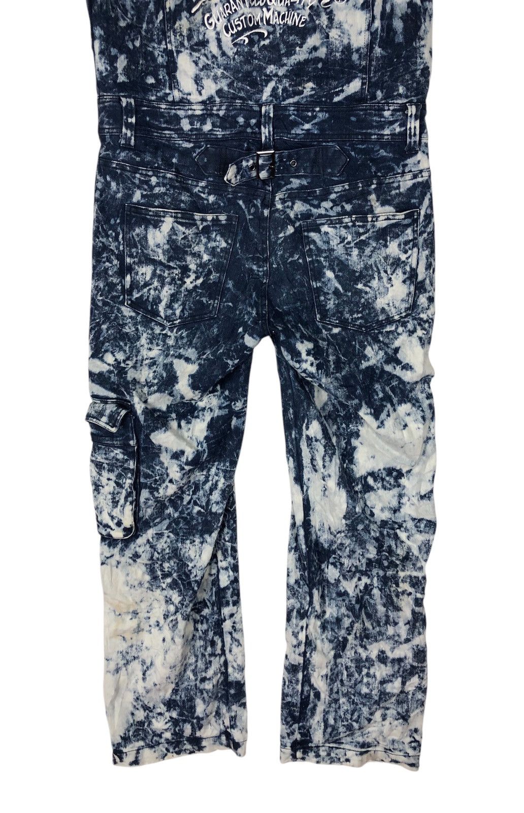 Japanese Brand Jpn Brand Dry Moon Acid Wash Jumpersuit Embroidery Coveralls Size US M / EU 48-50 / 2 - 4 Thumbnail