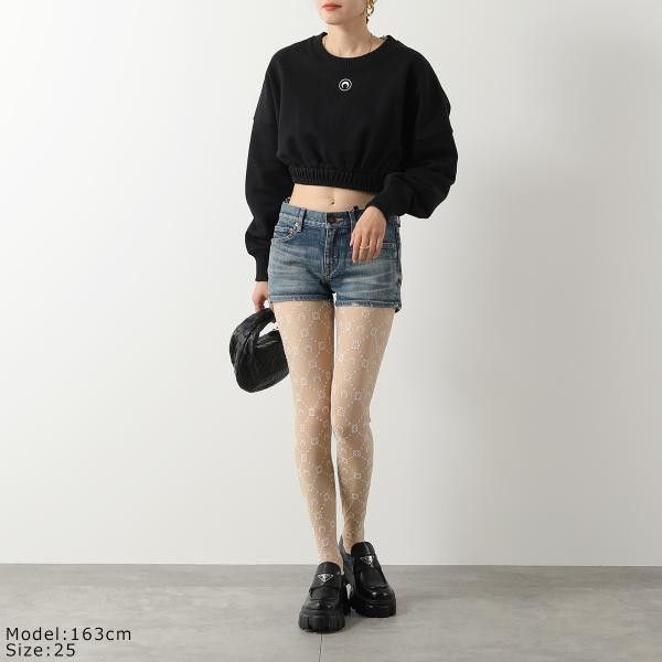 Saint Laurent Paris oc11z10524 Skinny-Fit Spirit Denim Shorts in Blue Size 27" / US 4 / IT 40 - 7 Thumbnail